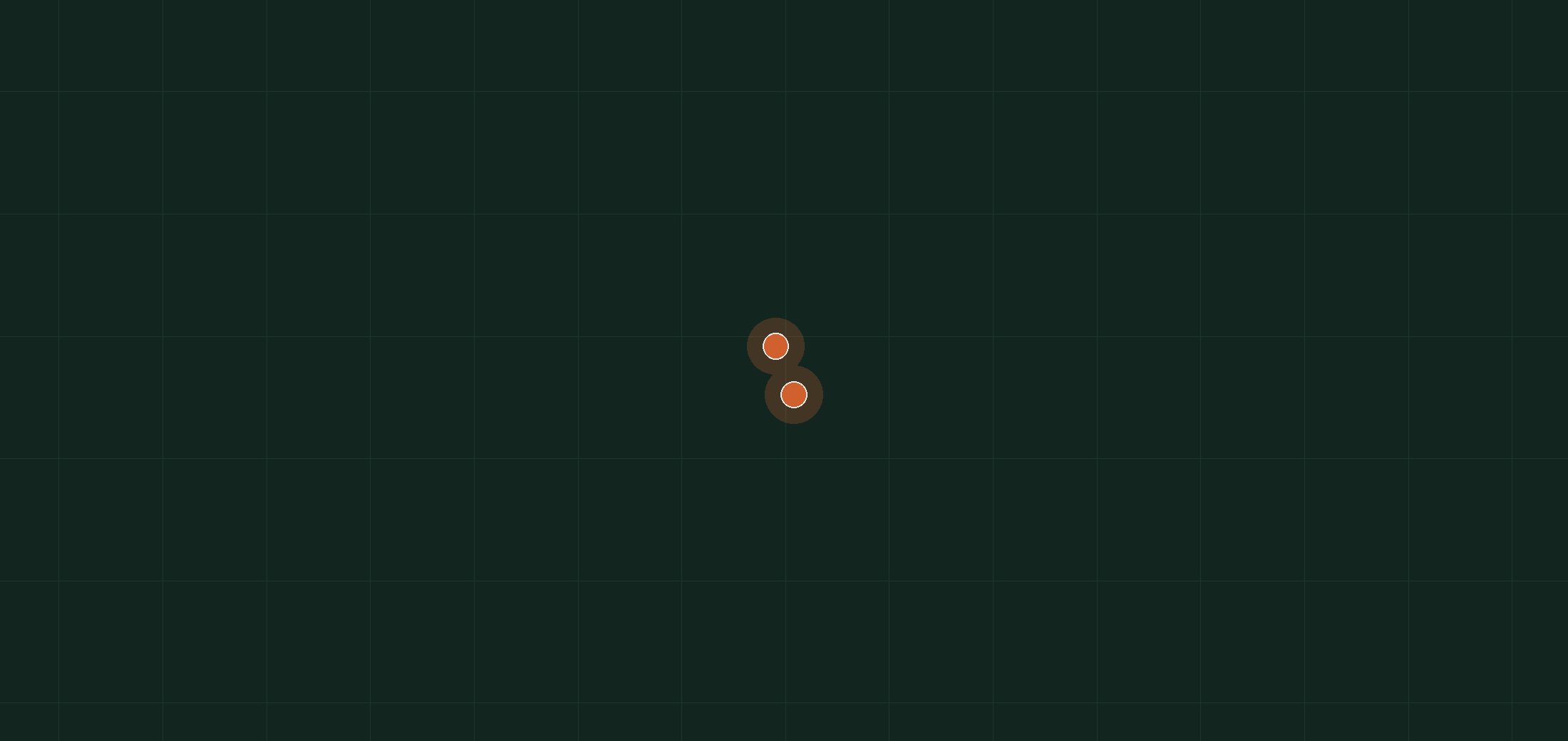 Mapa satelital de plumas de metano en MPLX
