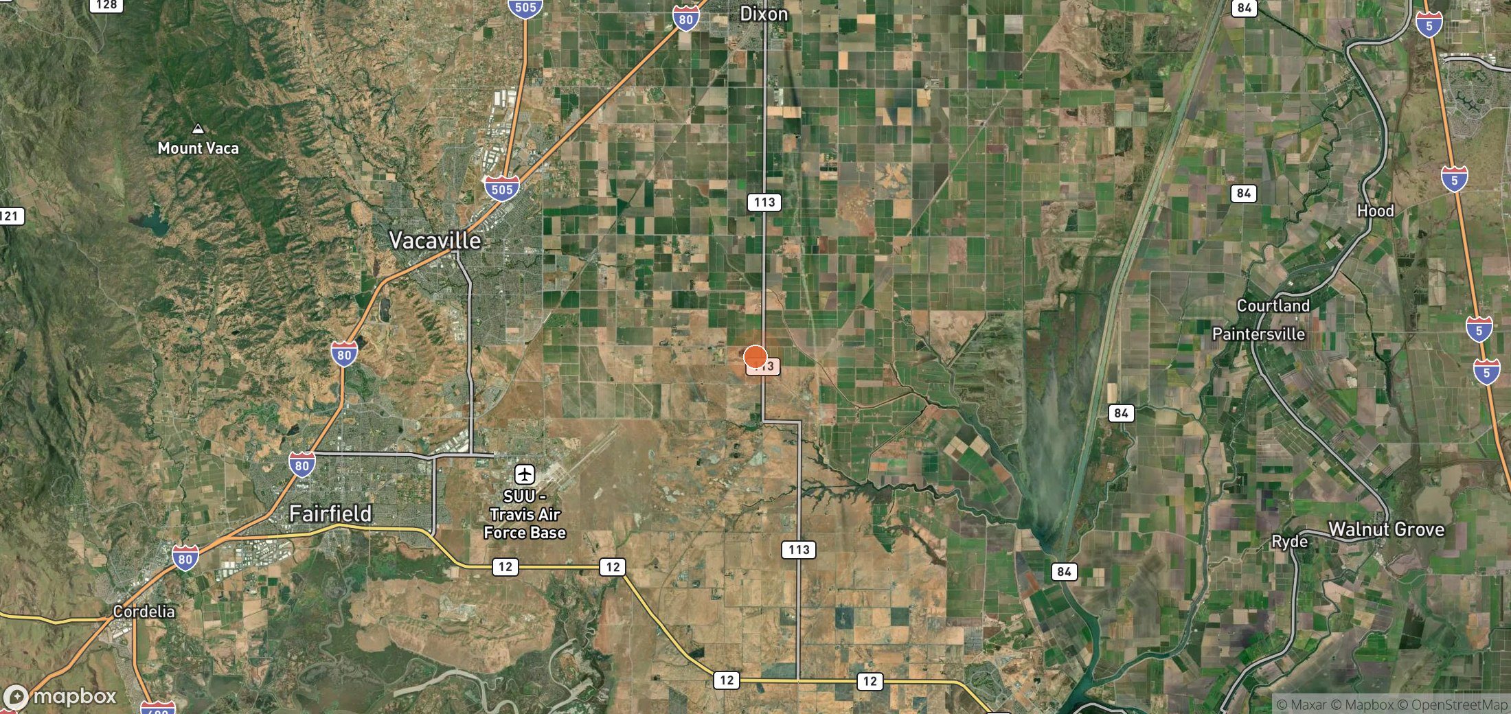Mapa satelital de plumas de metano en RECOLOGY INC