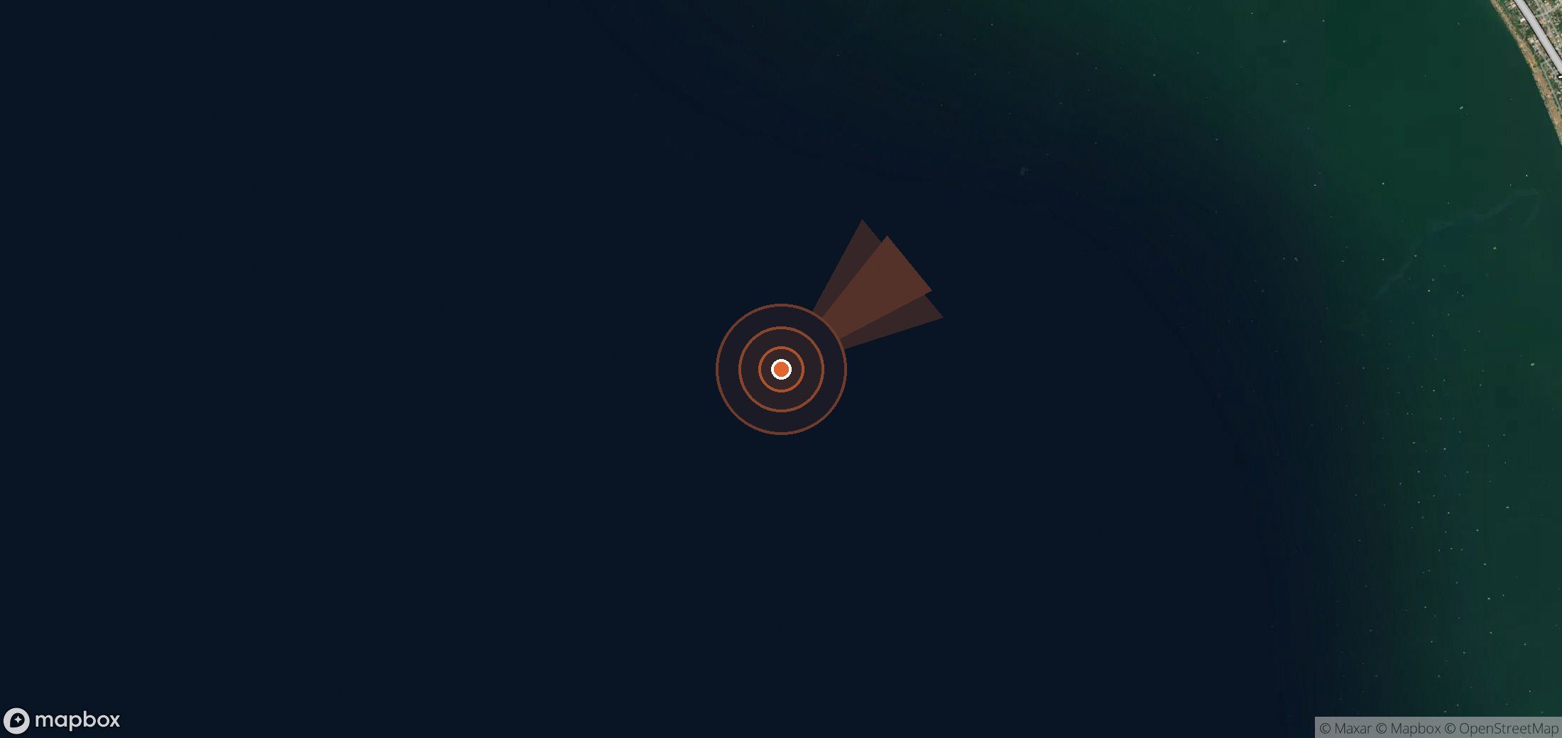 Mapa satelital de plumas de metano en Venezuela