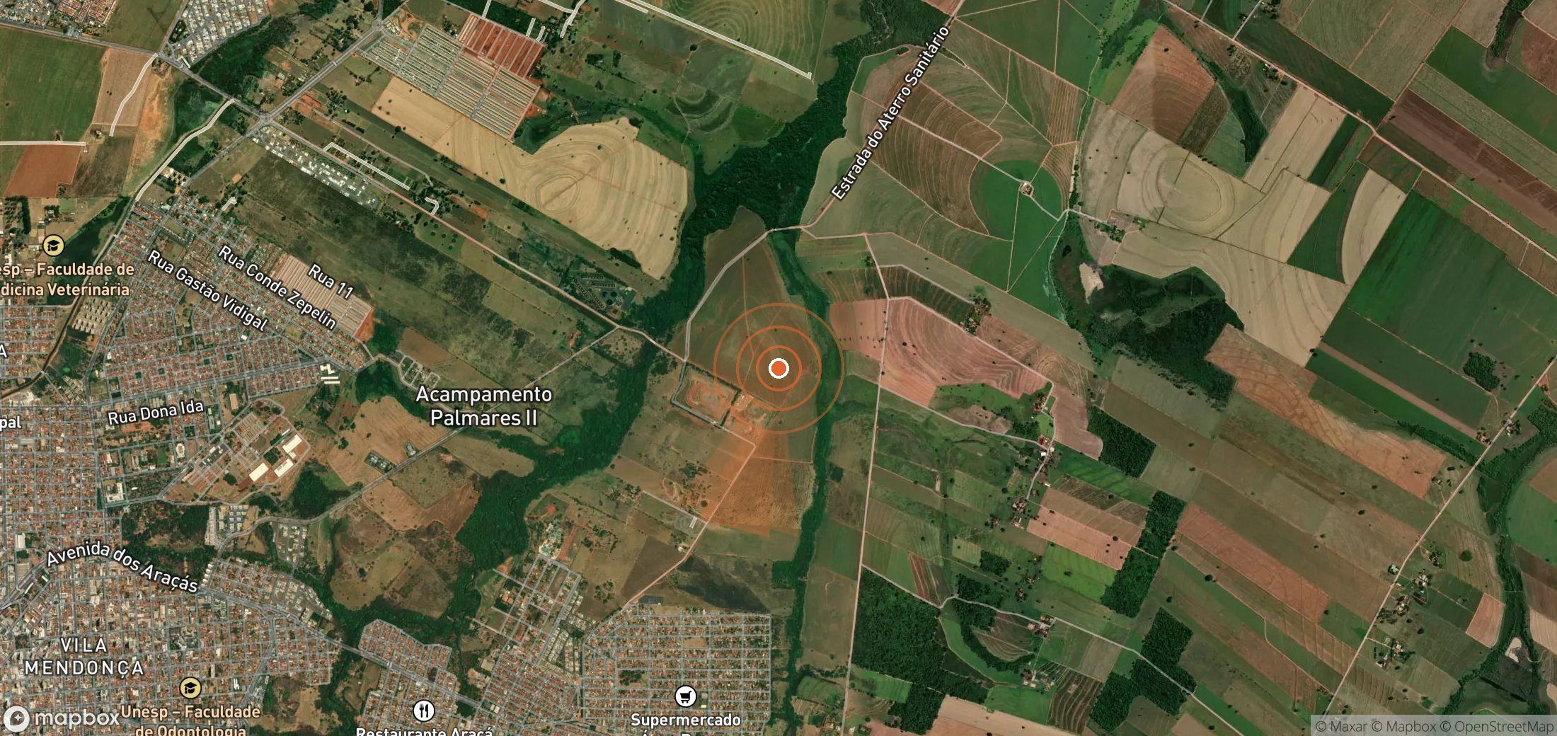 Mapa satelital de plumas de metano en Brasil