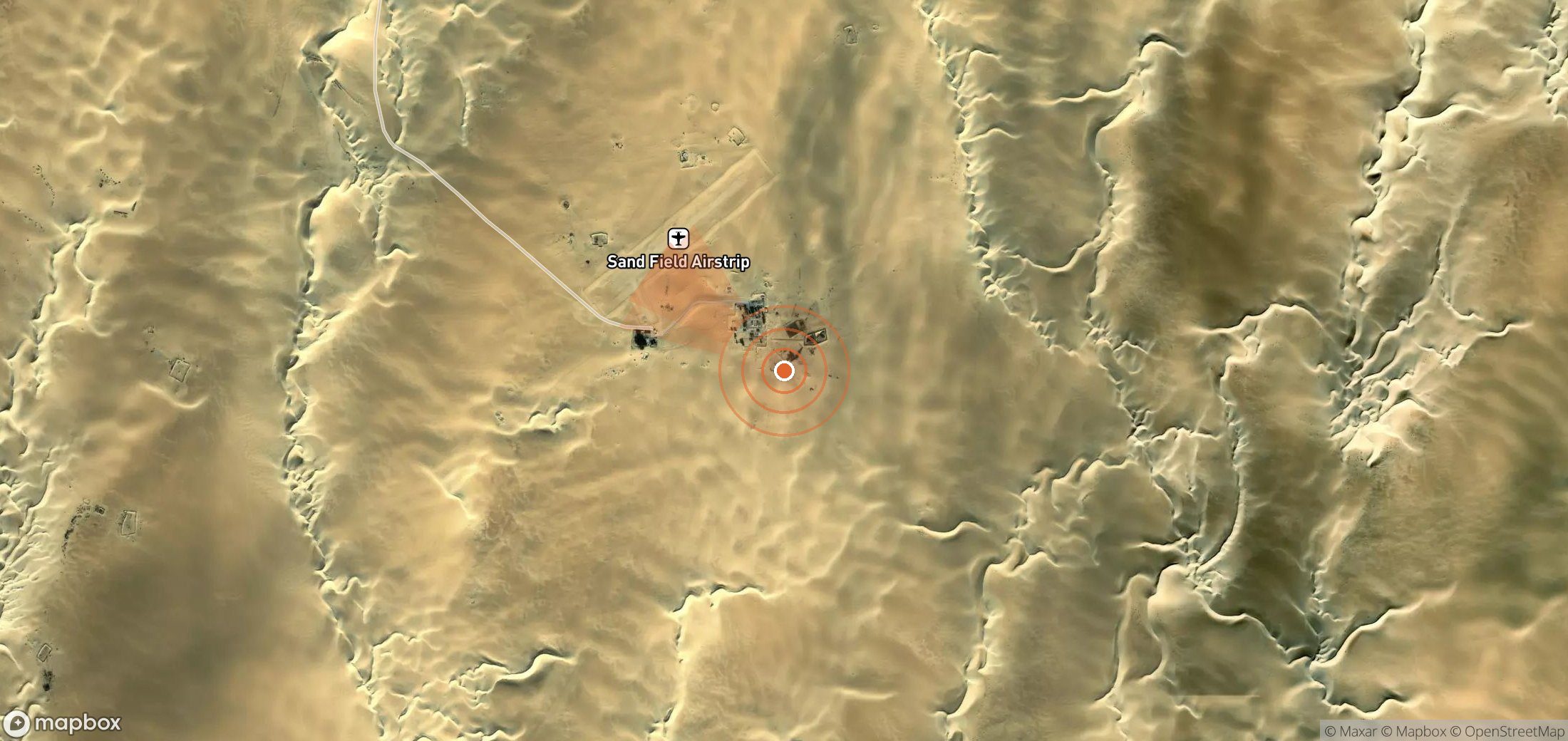 Mapa satelital de plumas de metano en Libia