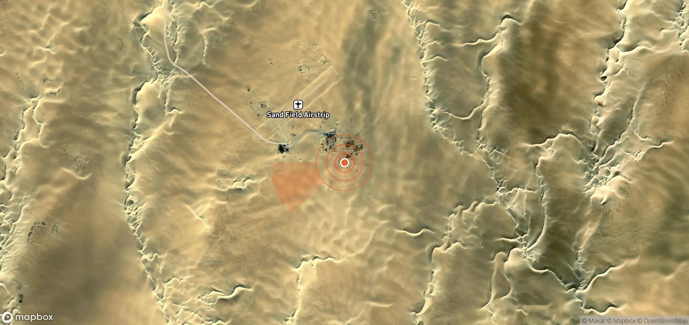 Mapa satelital de plumas de metano en Libia