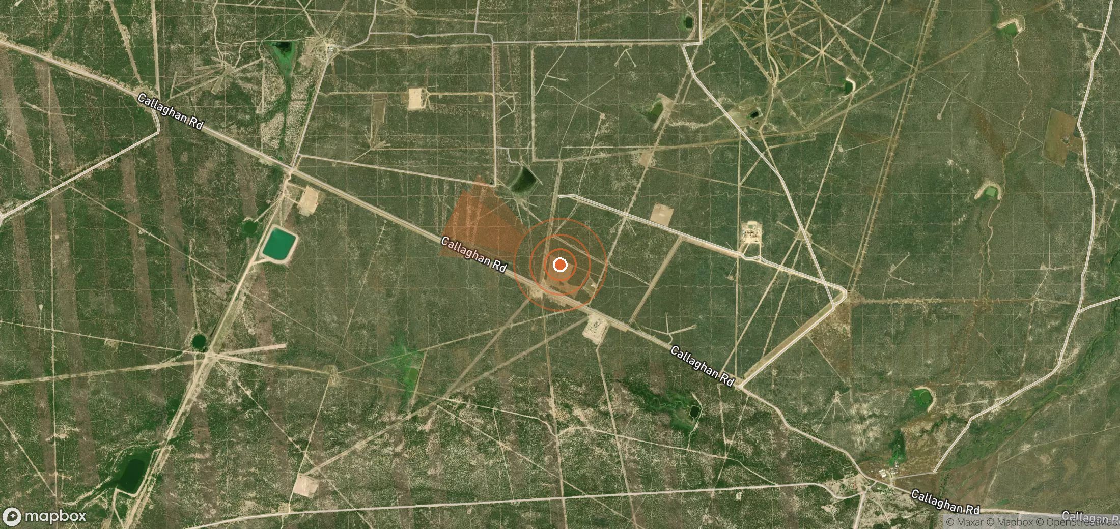 Mapa satelital de plumas de metano en Estados Unidos
