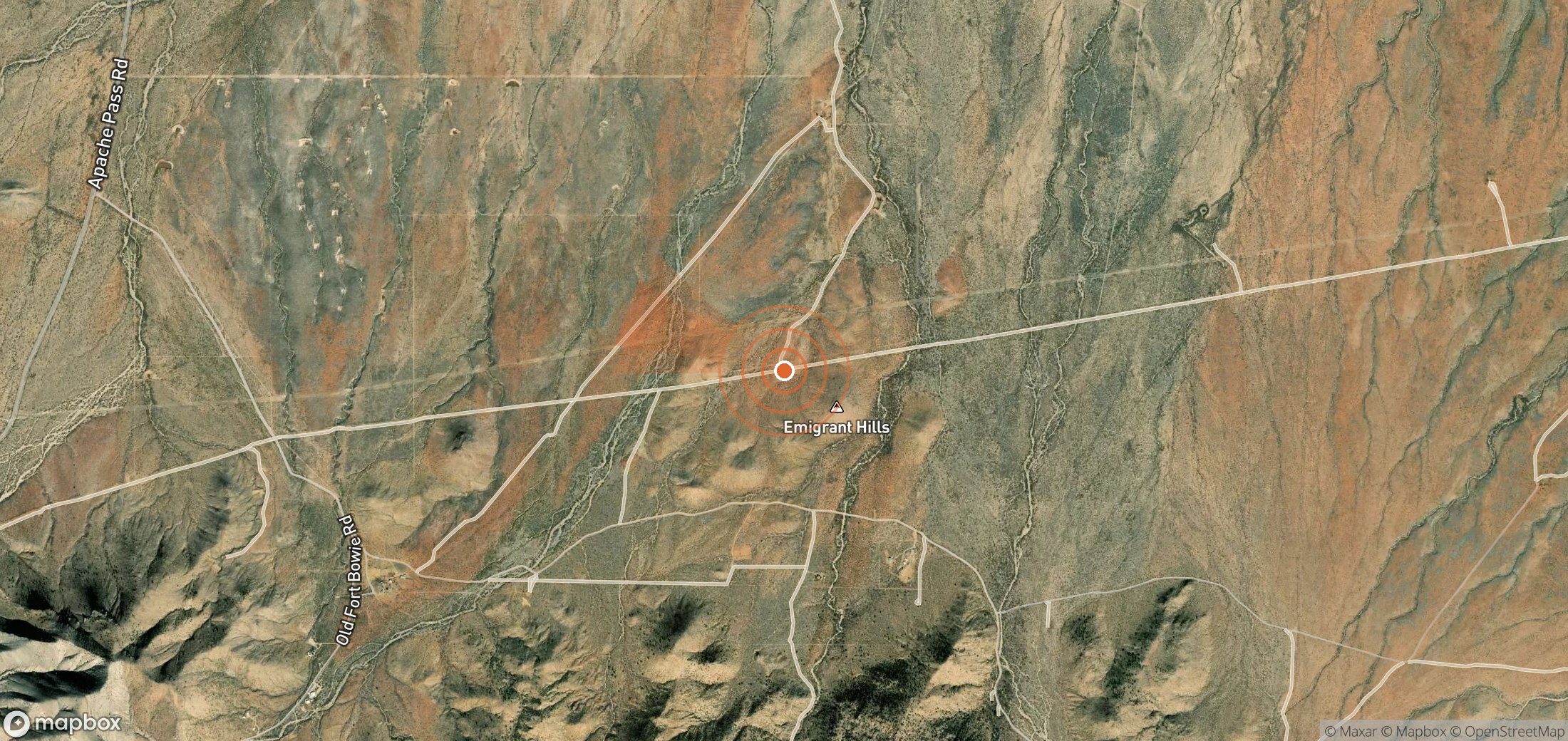 Mapa satelital de plumas de metano en Estados Unidos