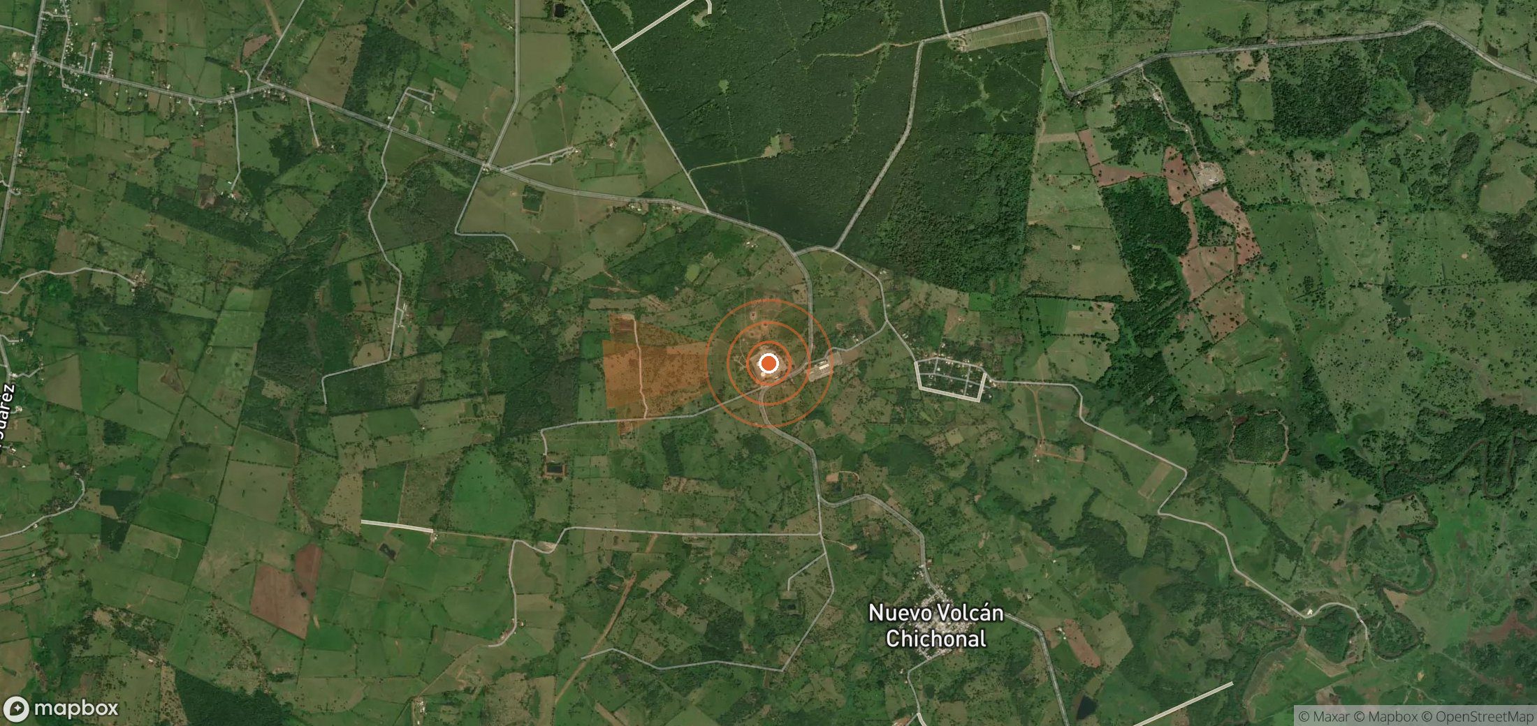 Mapa satelital de plumas de metano en México
