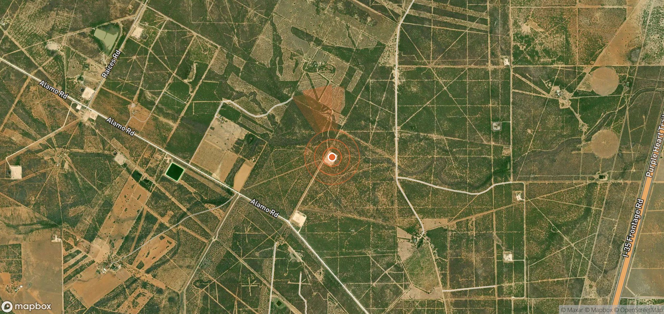 Mapa satelital de plumas de metano en Estados Unidos