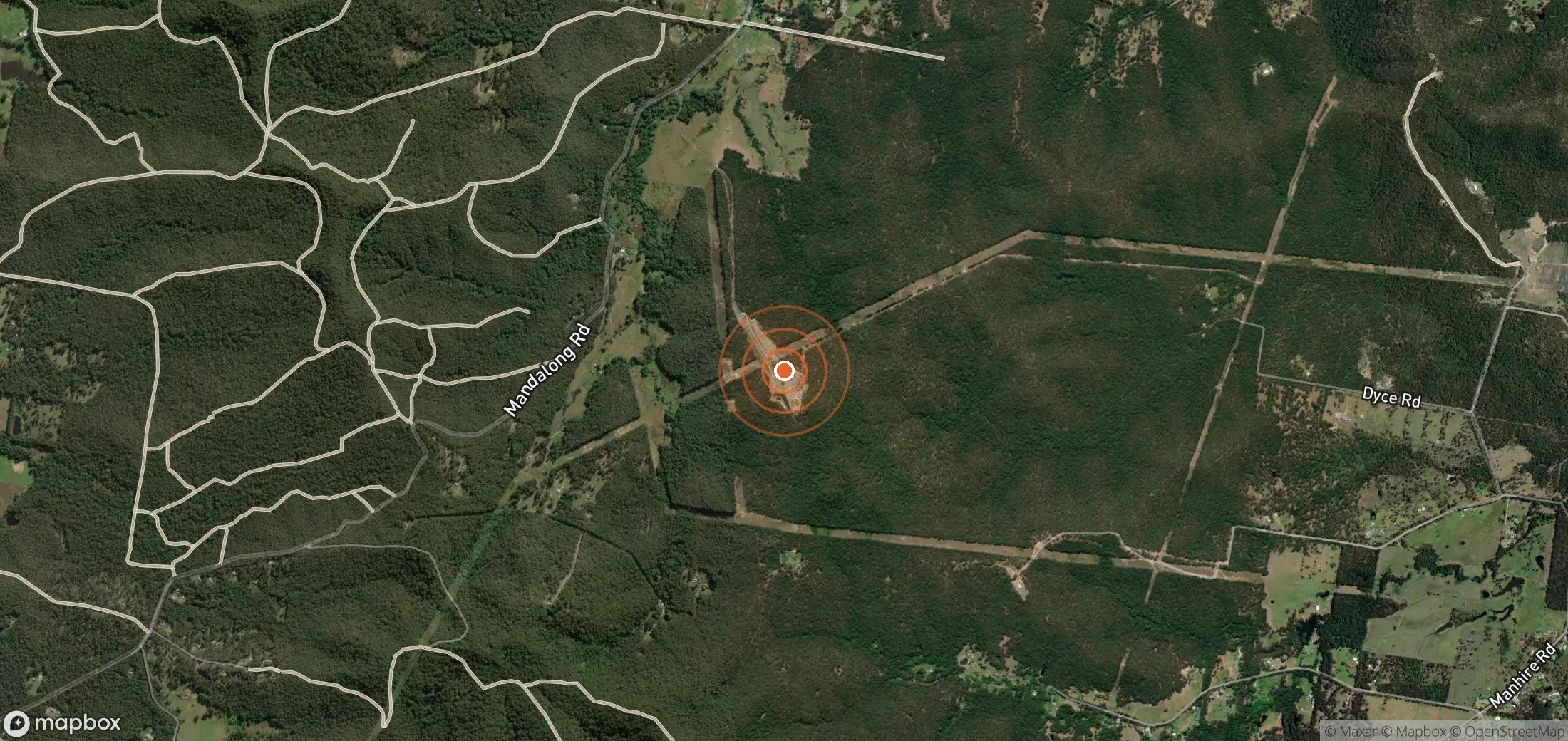 Mapa satelital de plumas de metano en Australia