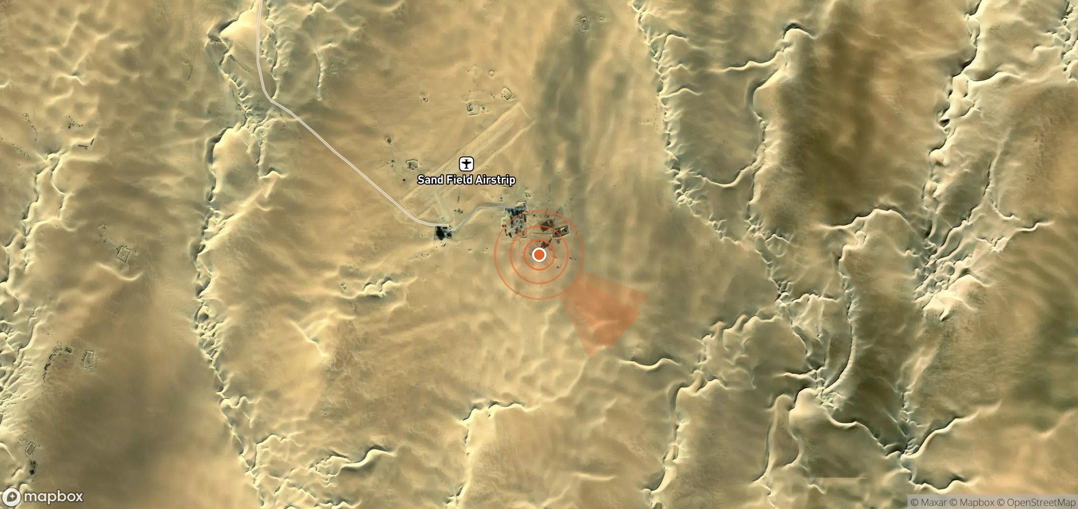 Mapa satelital de plumas de metano en Libia