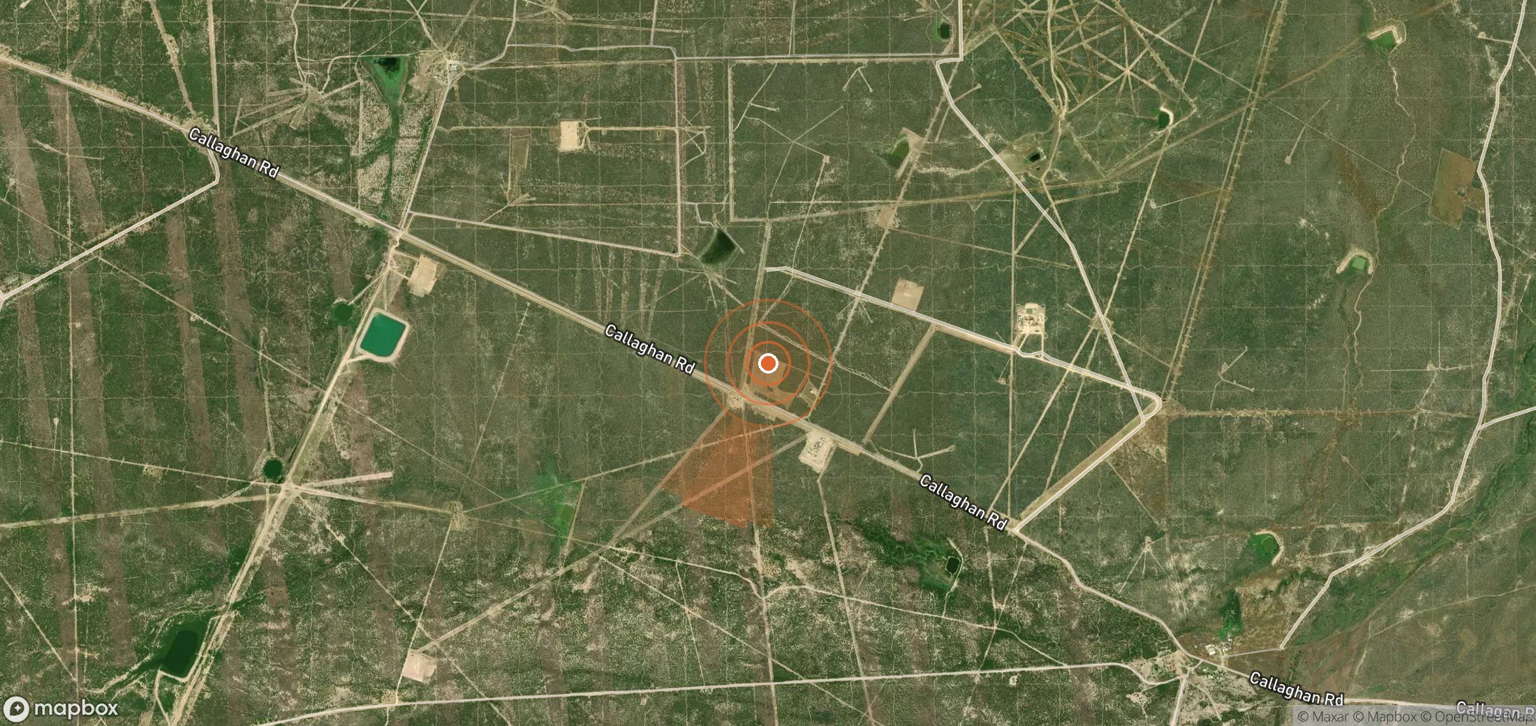 Mapa satelital de plumas de metano en Estados Unidos