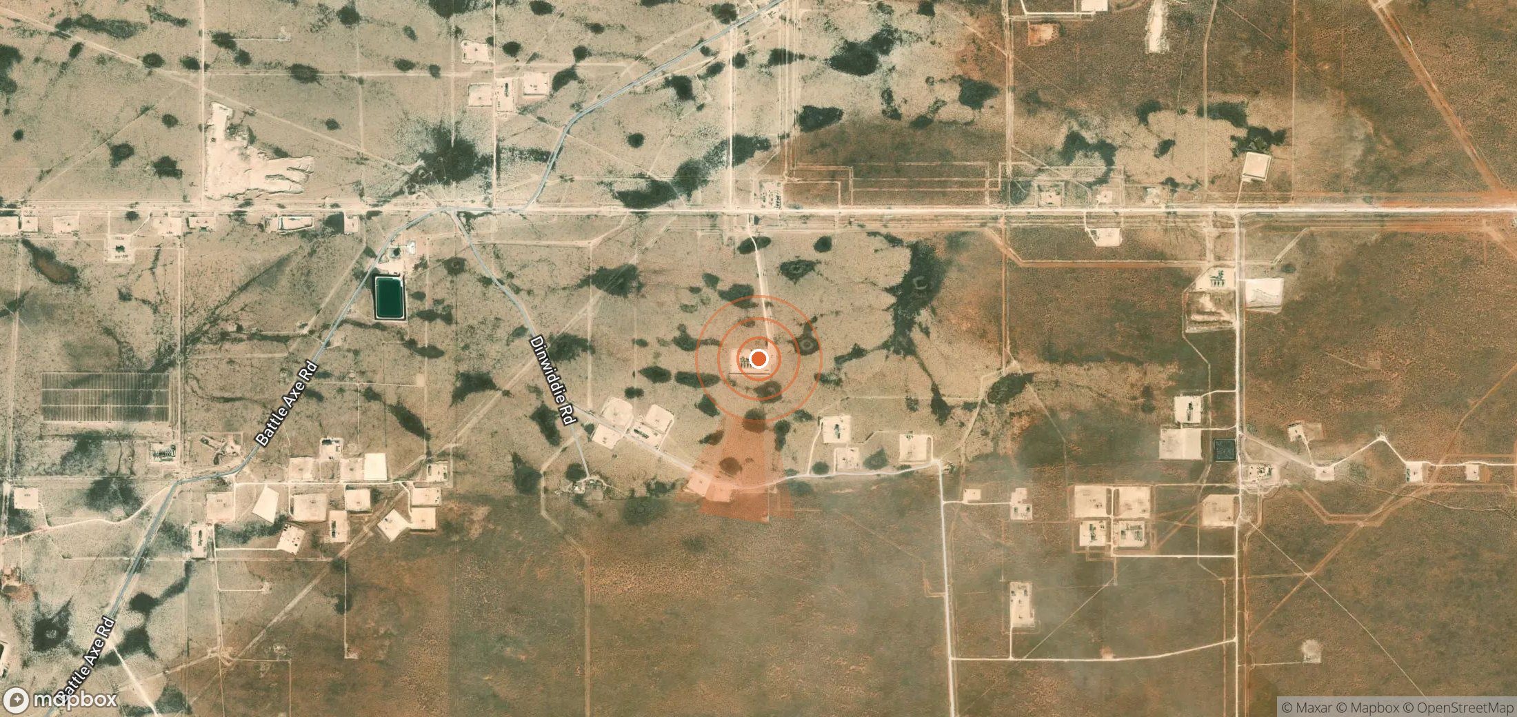 Mapa satelital de plumas de metano en Estados Unidos