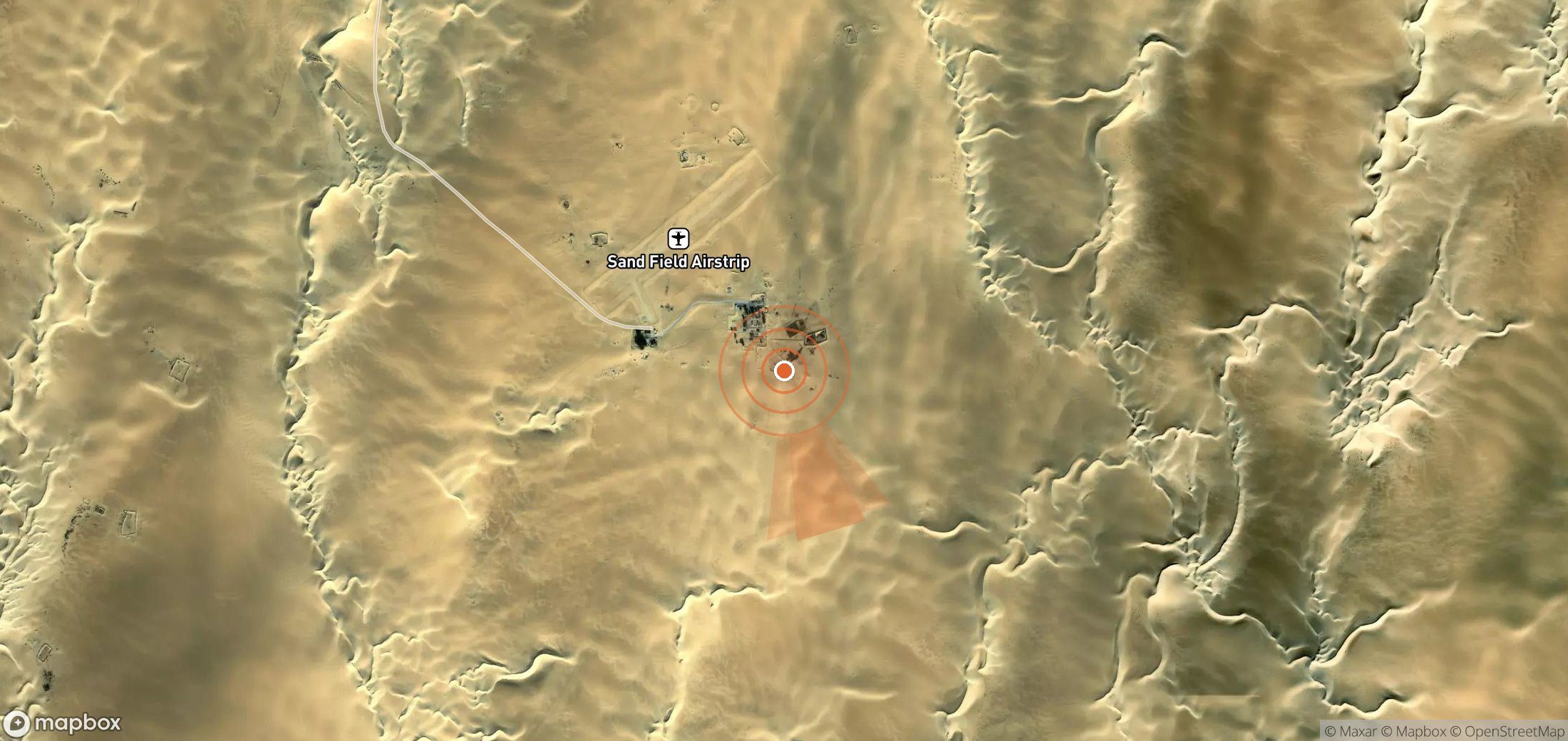 Mapa satelital de plumas de metano en Libia