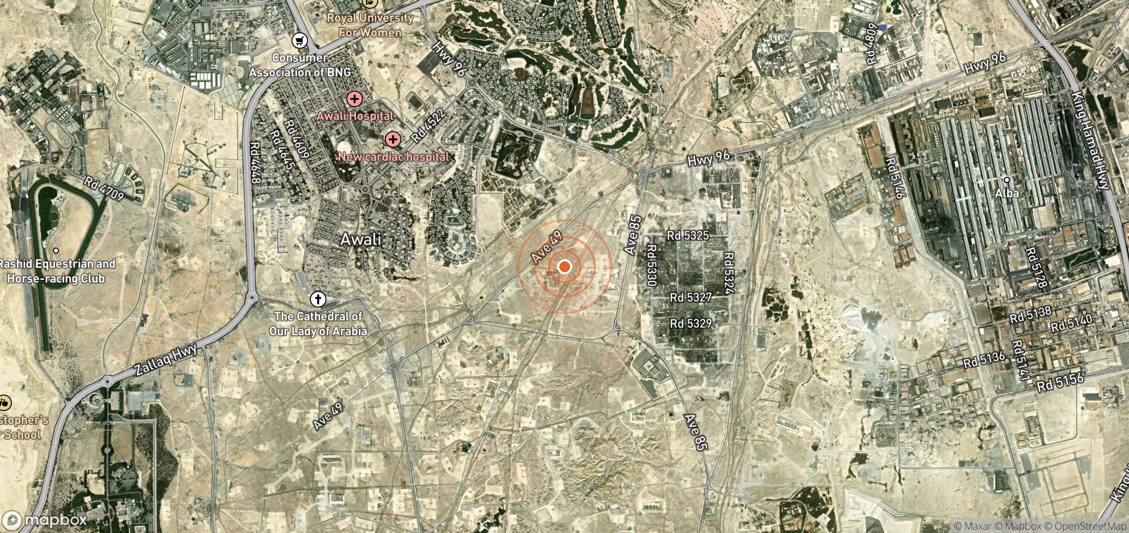 Mapa satelital de plumas de metano en BHR_S_009