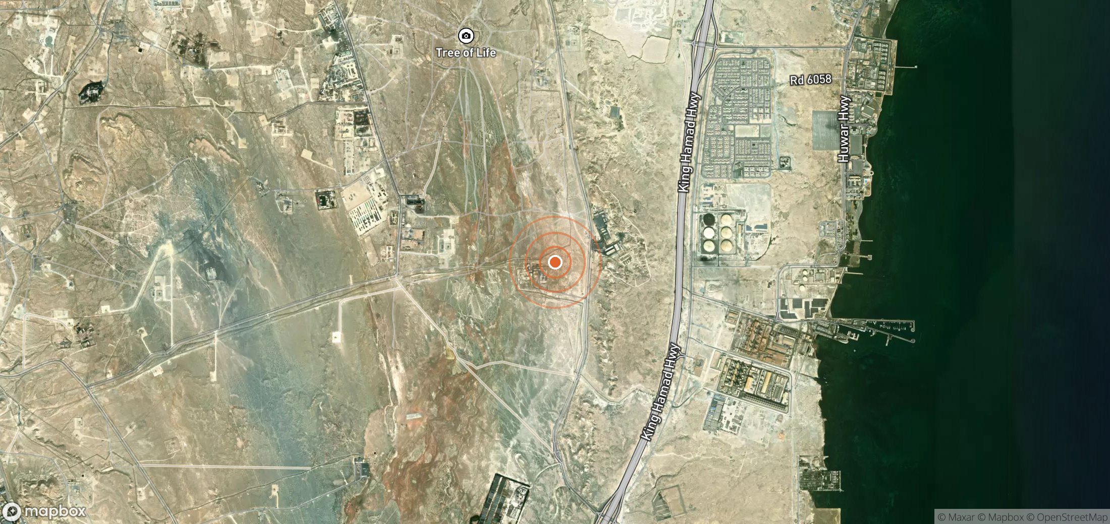 Satellite map of methane plume locations in BHR_S_037