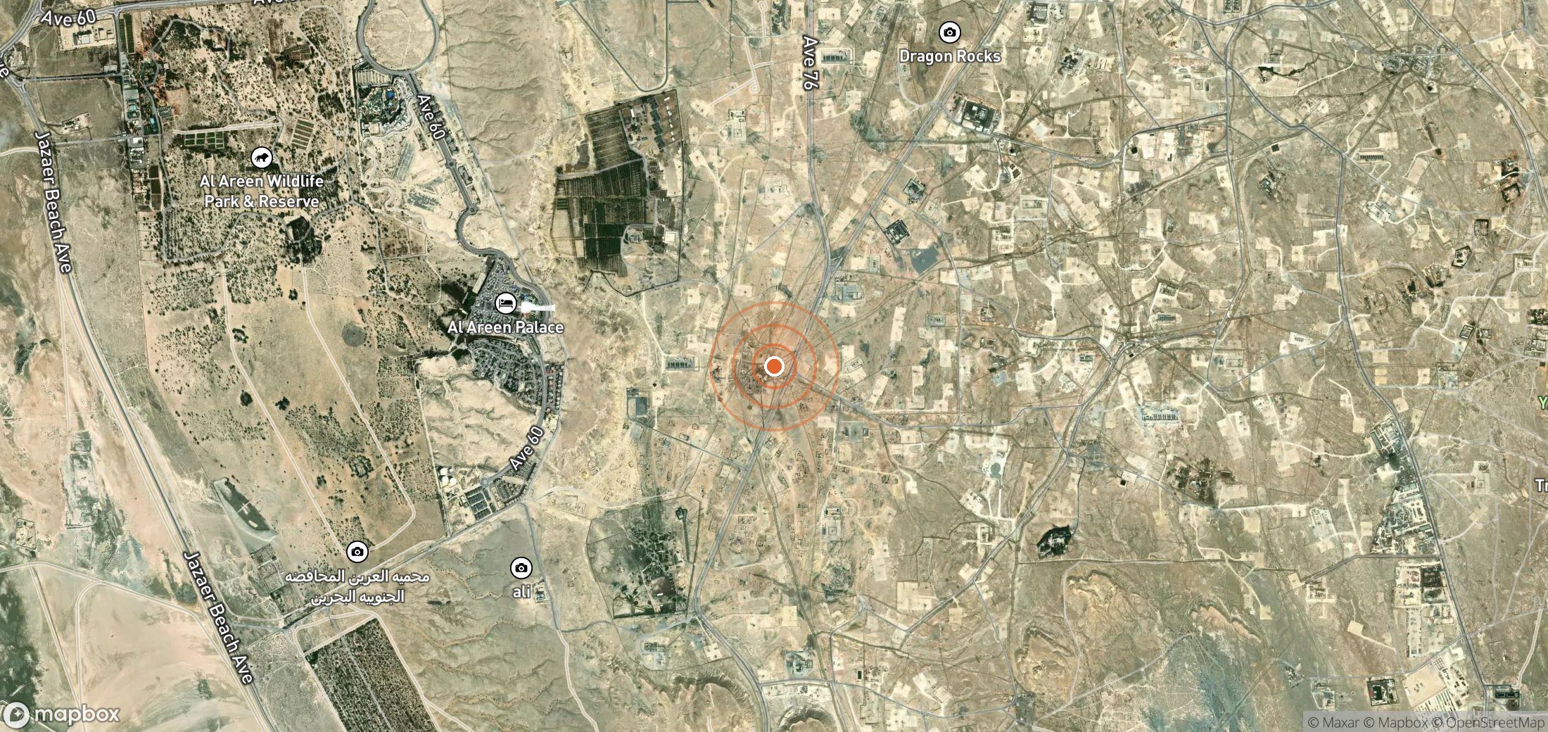 Satellite map of methane plume locations in BHR_S_042