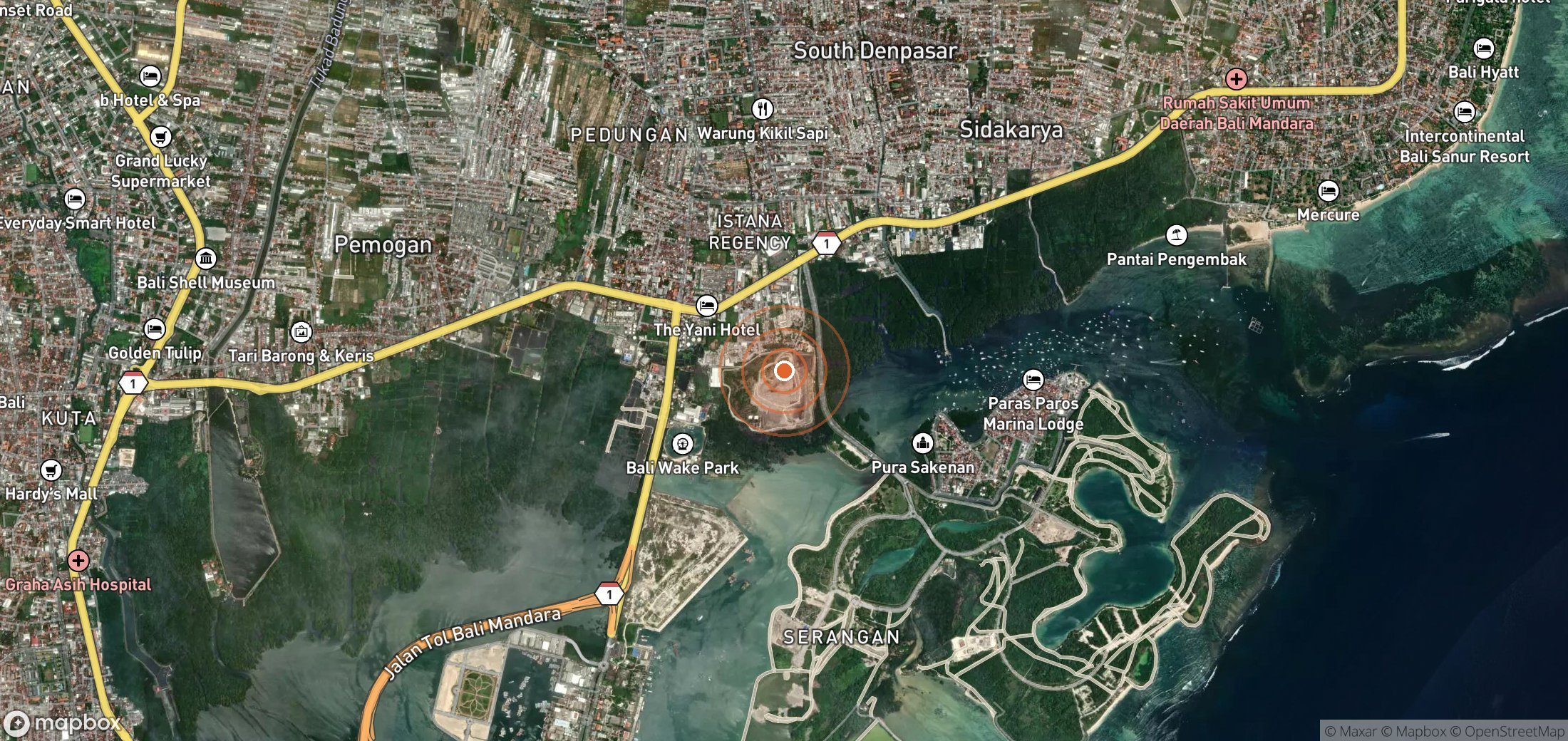 Mapa satelital de plumas de metano en IDN_S_010
