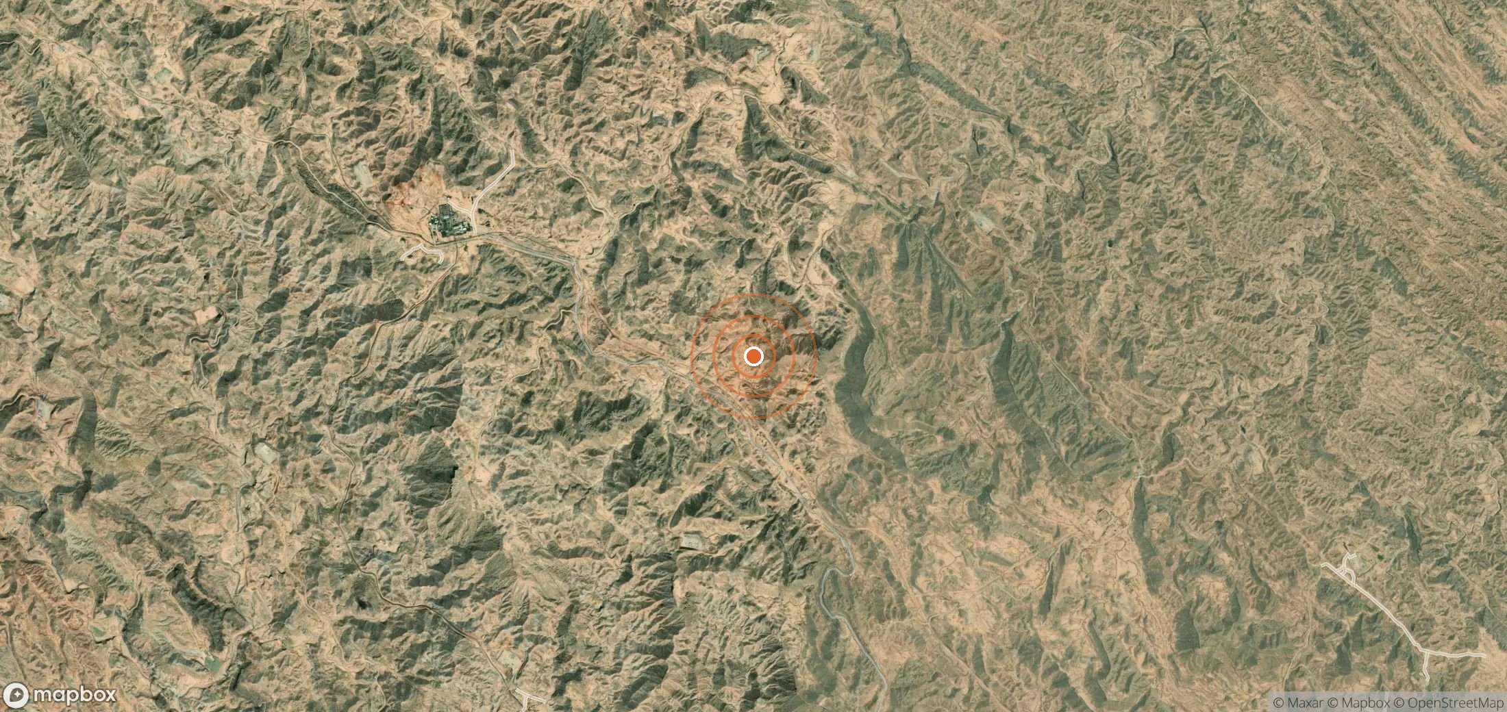Mapa satelital de plumas de metano en IRN_S_245