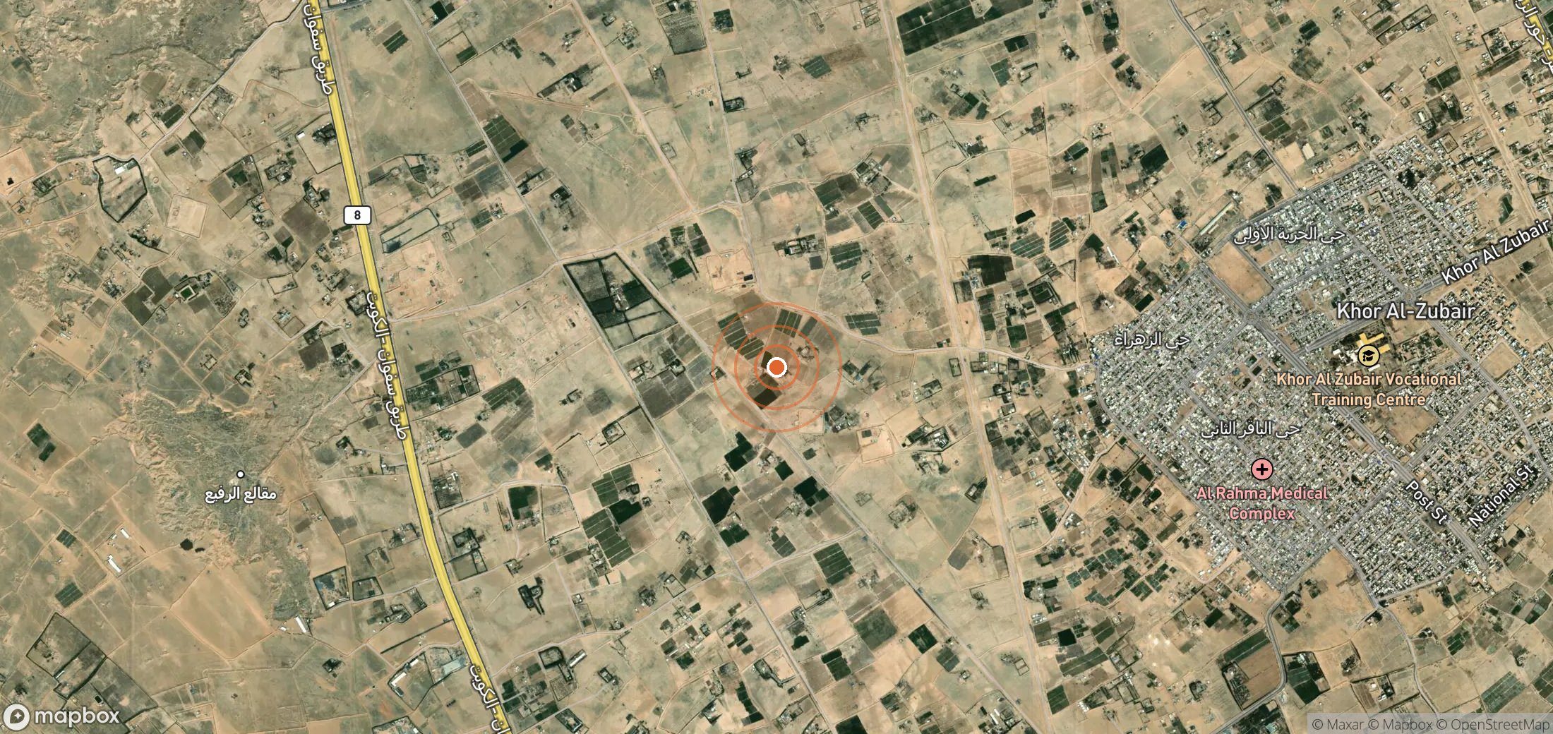 Mapa satelital de plumas de metano en IRQ_S_028