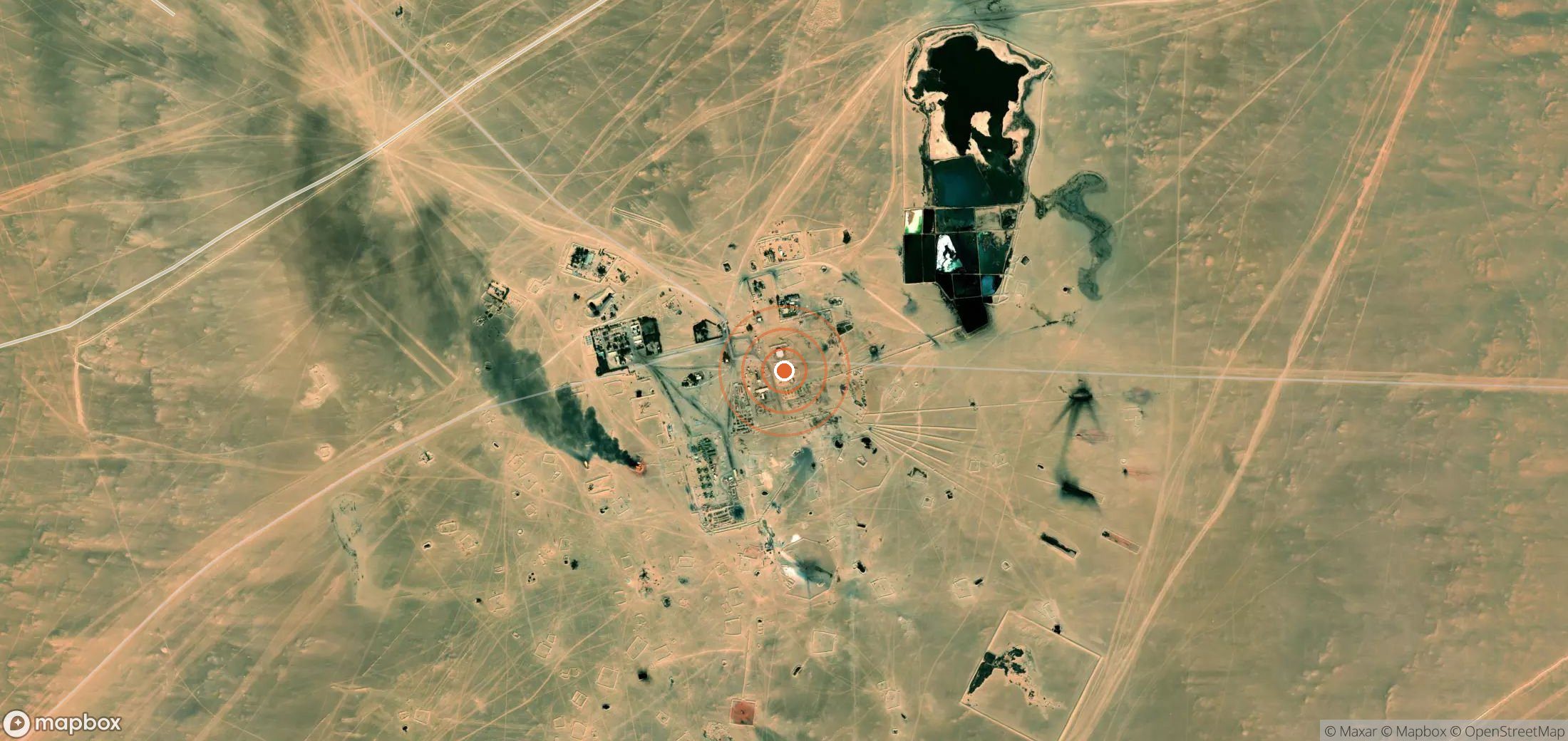 Mapa satelital de plumas de metano en LBY_S_089