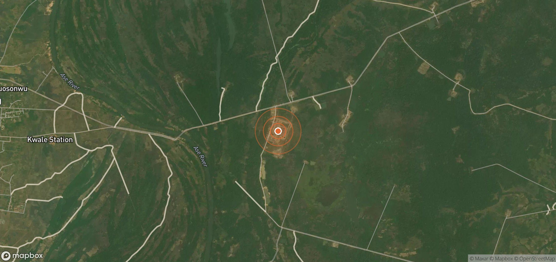 Mapa satelital de plumas de metano en NGA_S_008