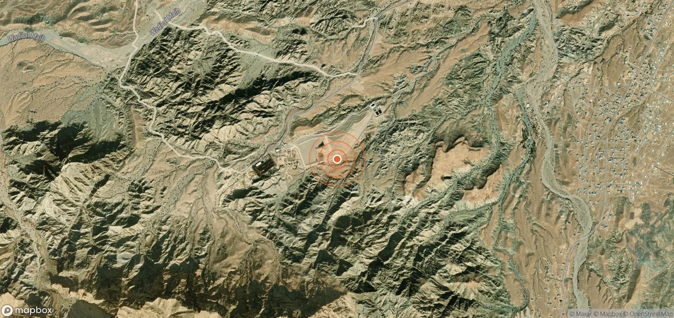 Mapa satelital de plumas de metano en OMN_S_008