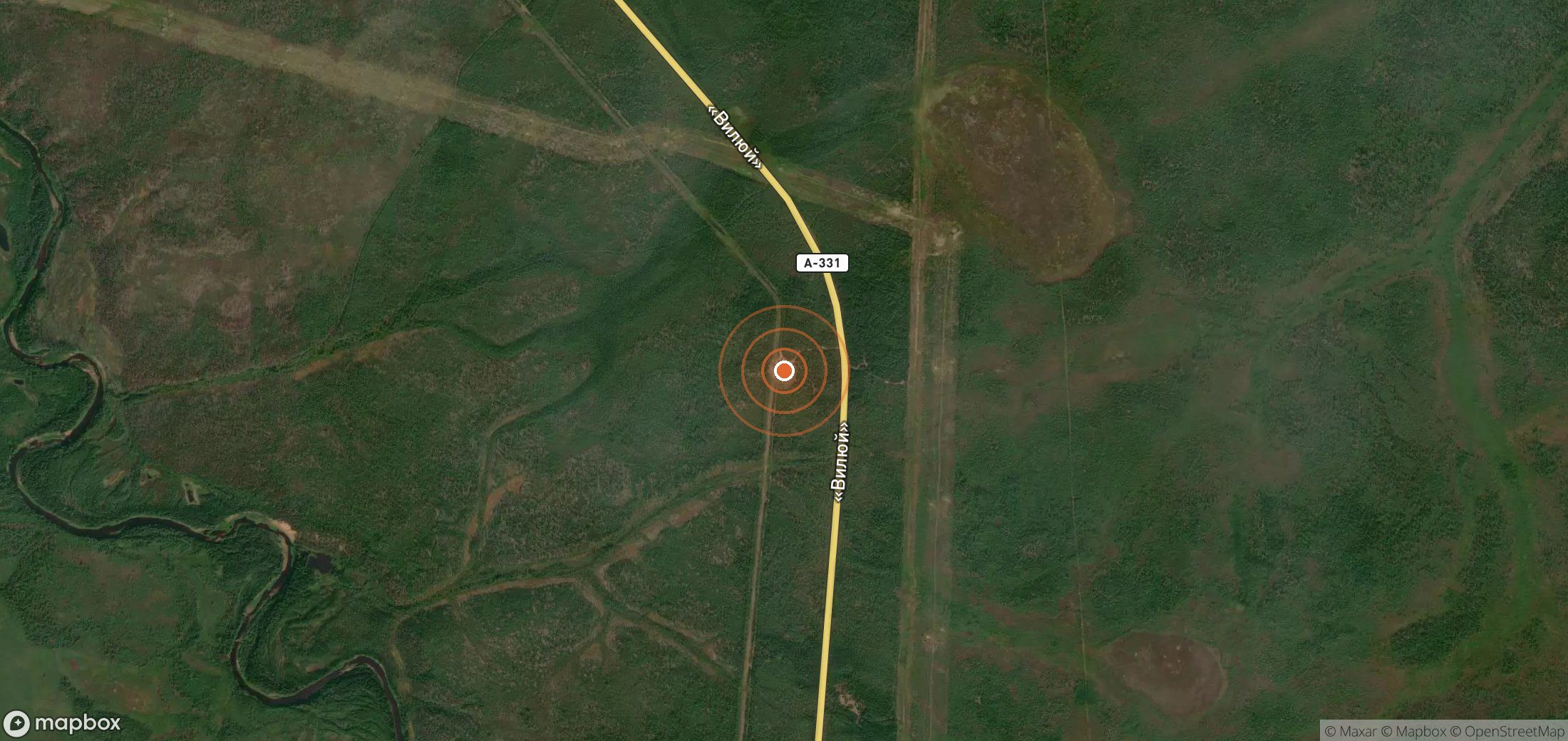 Mapa satelital de plumas de metano en RUS_S_249