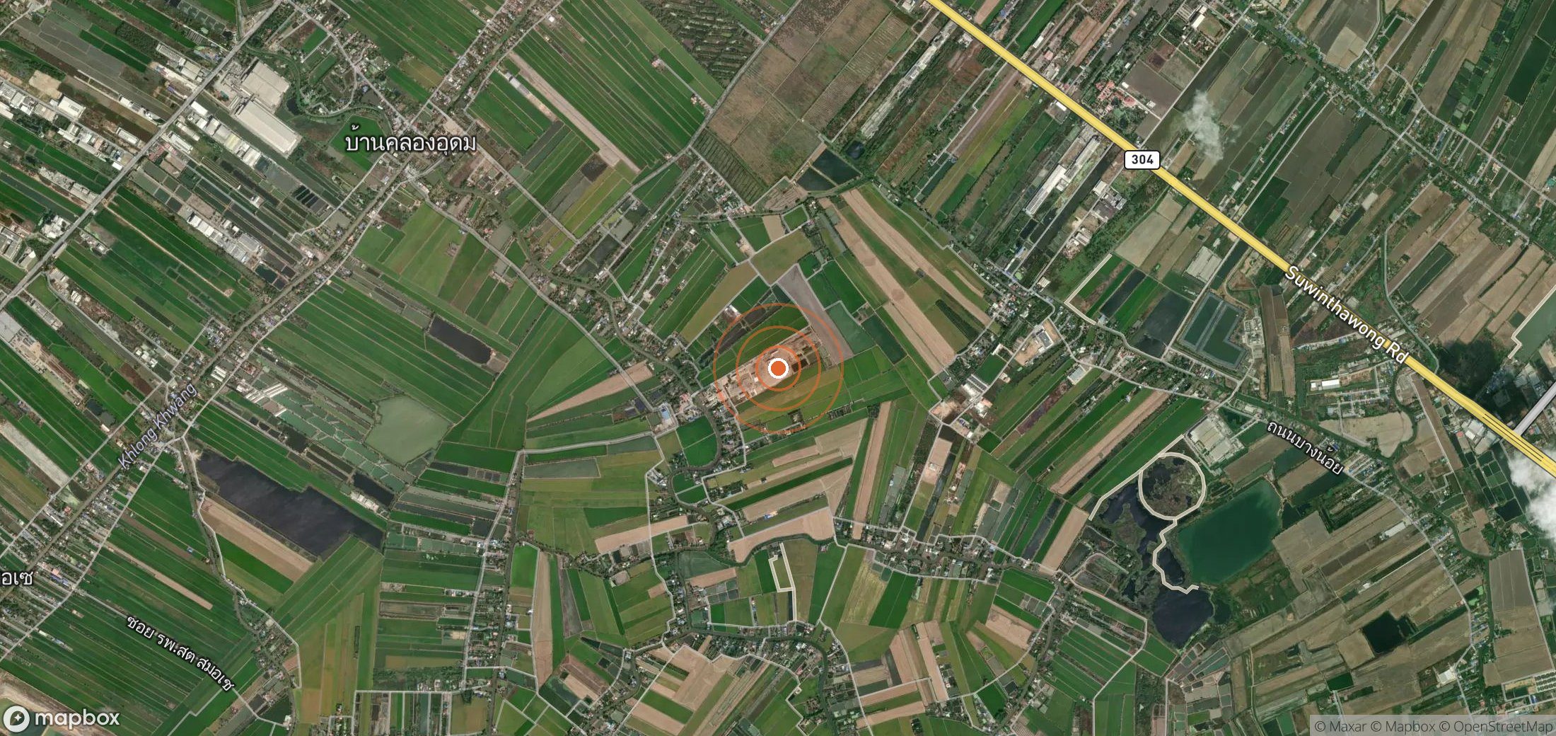 Mapa satelital de plumas de metano en THA_S_010