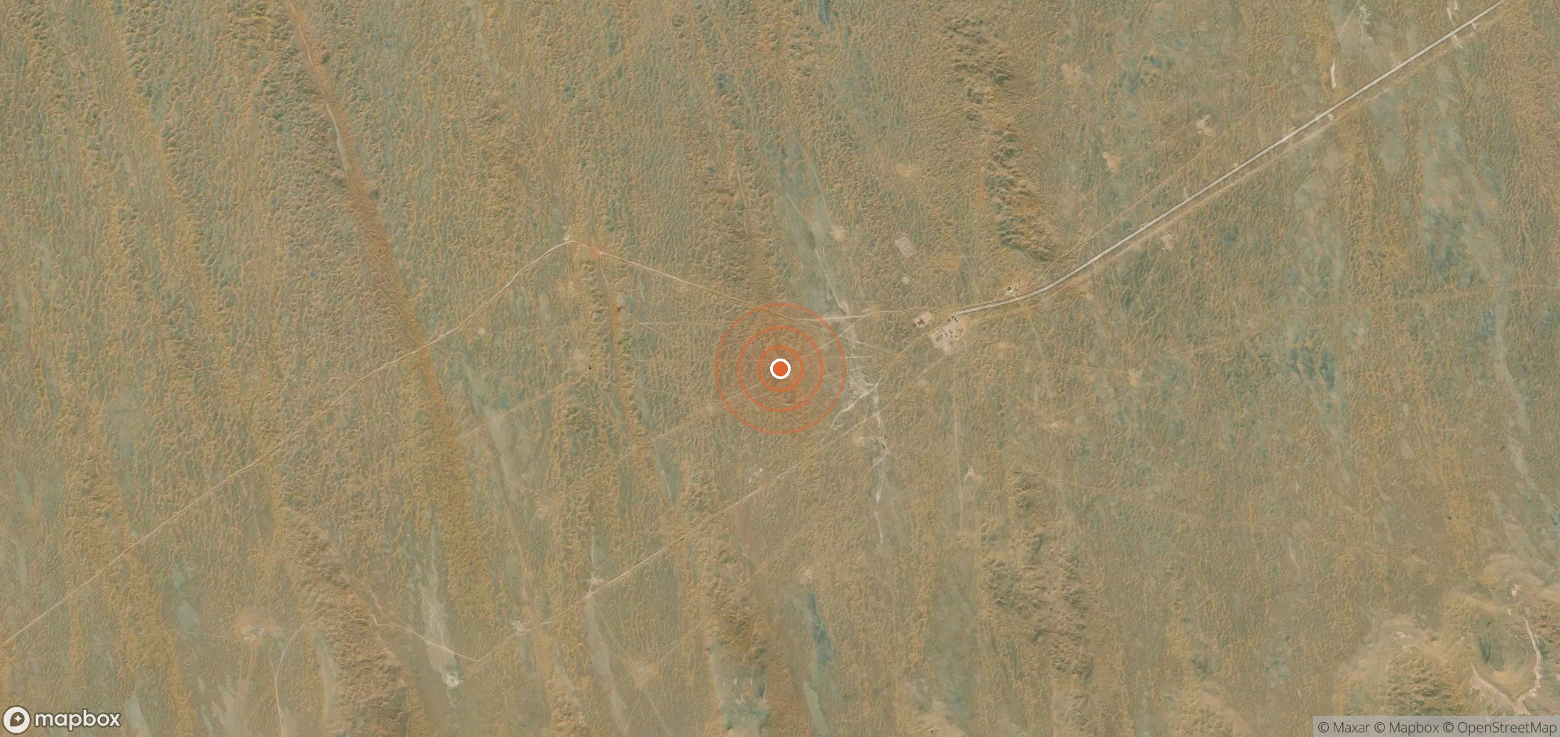 Mapa satelital de plumas de metano en TKM_S_059