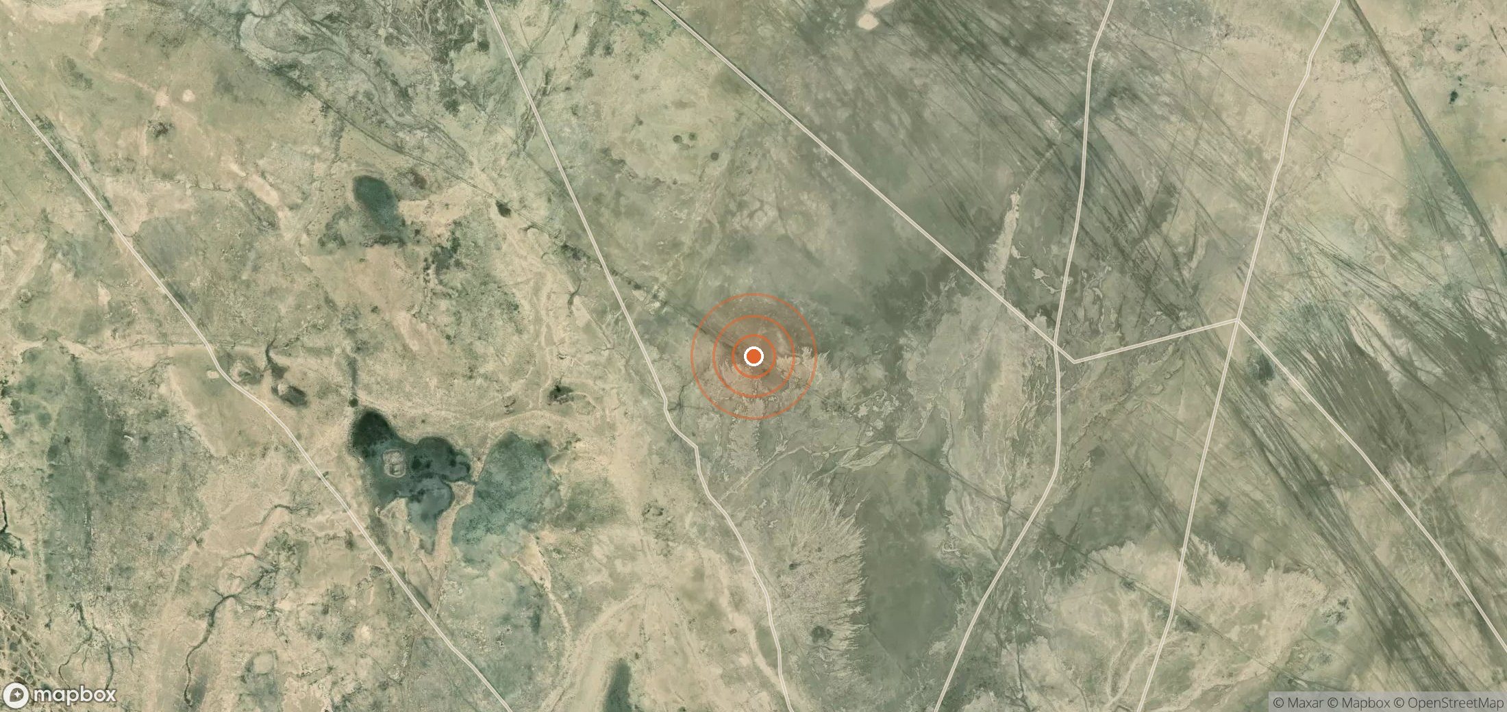 Mapa satelital de plumas de metano en TKM_S_092