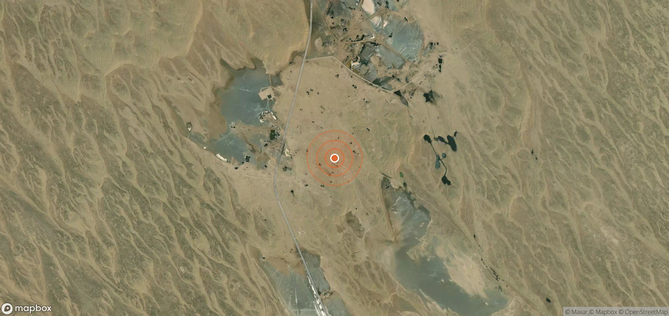 Mapa satelital de plumas de metano en TKM_S_472