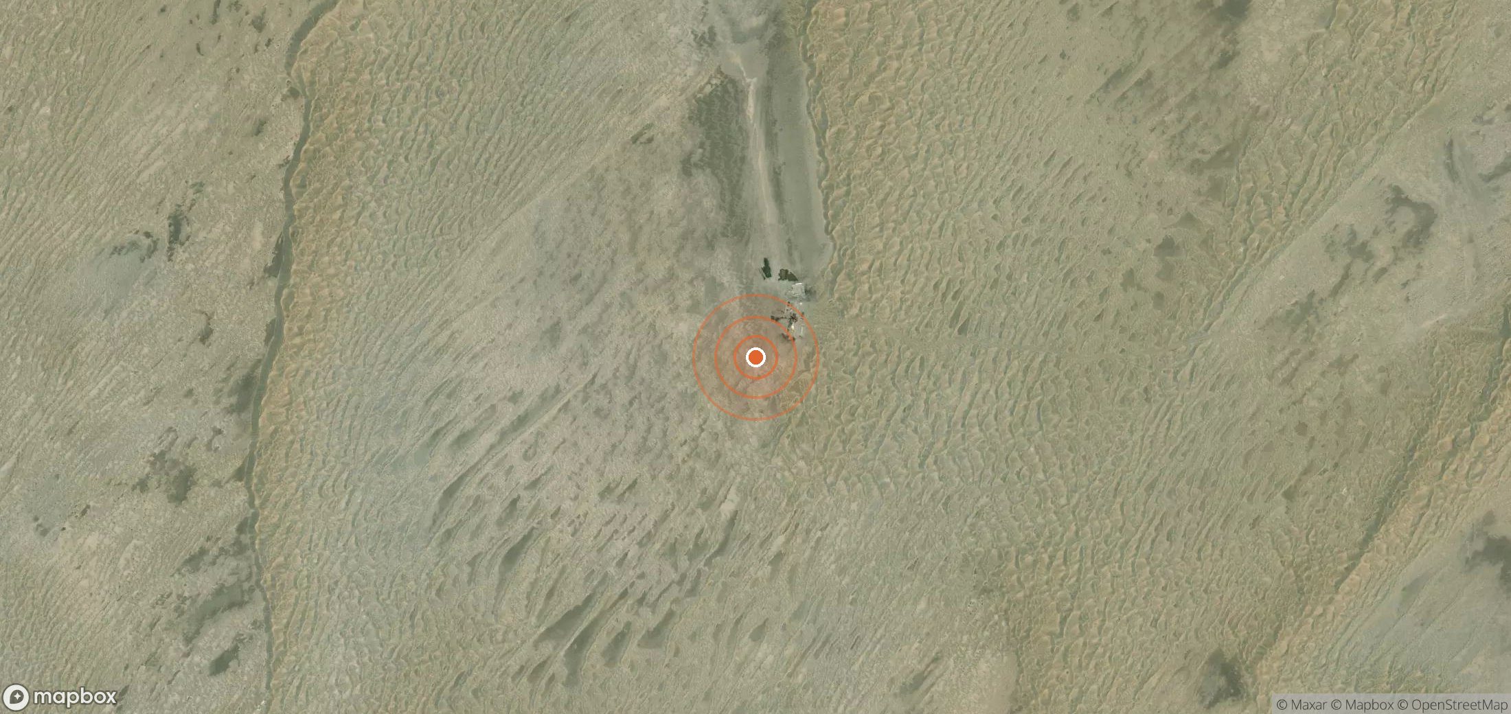Mapa satelital de plumas de metano en TKM_S_493
