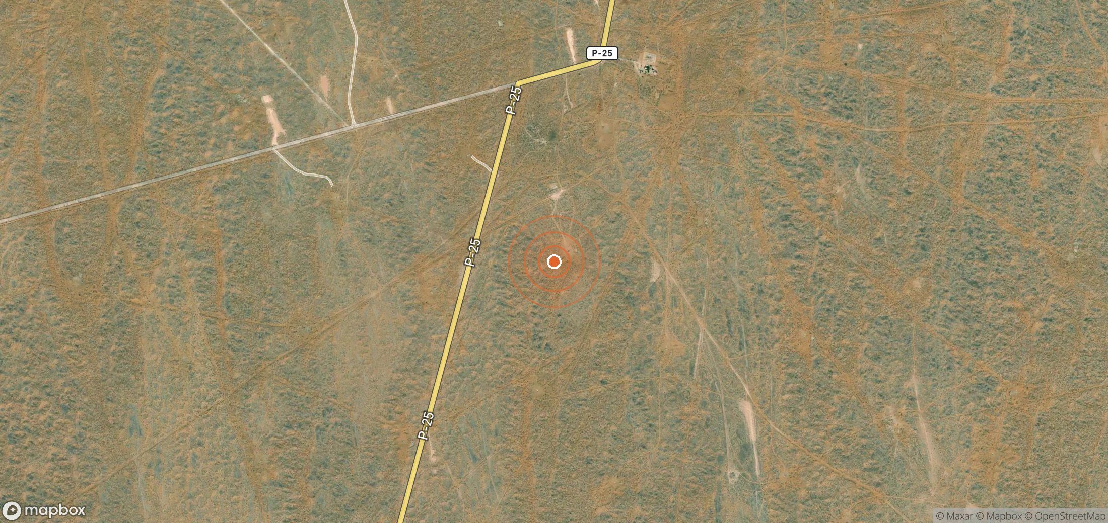 Mapa satelital de plumas de metano en TKM_S_507