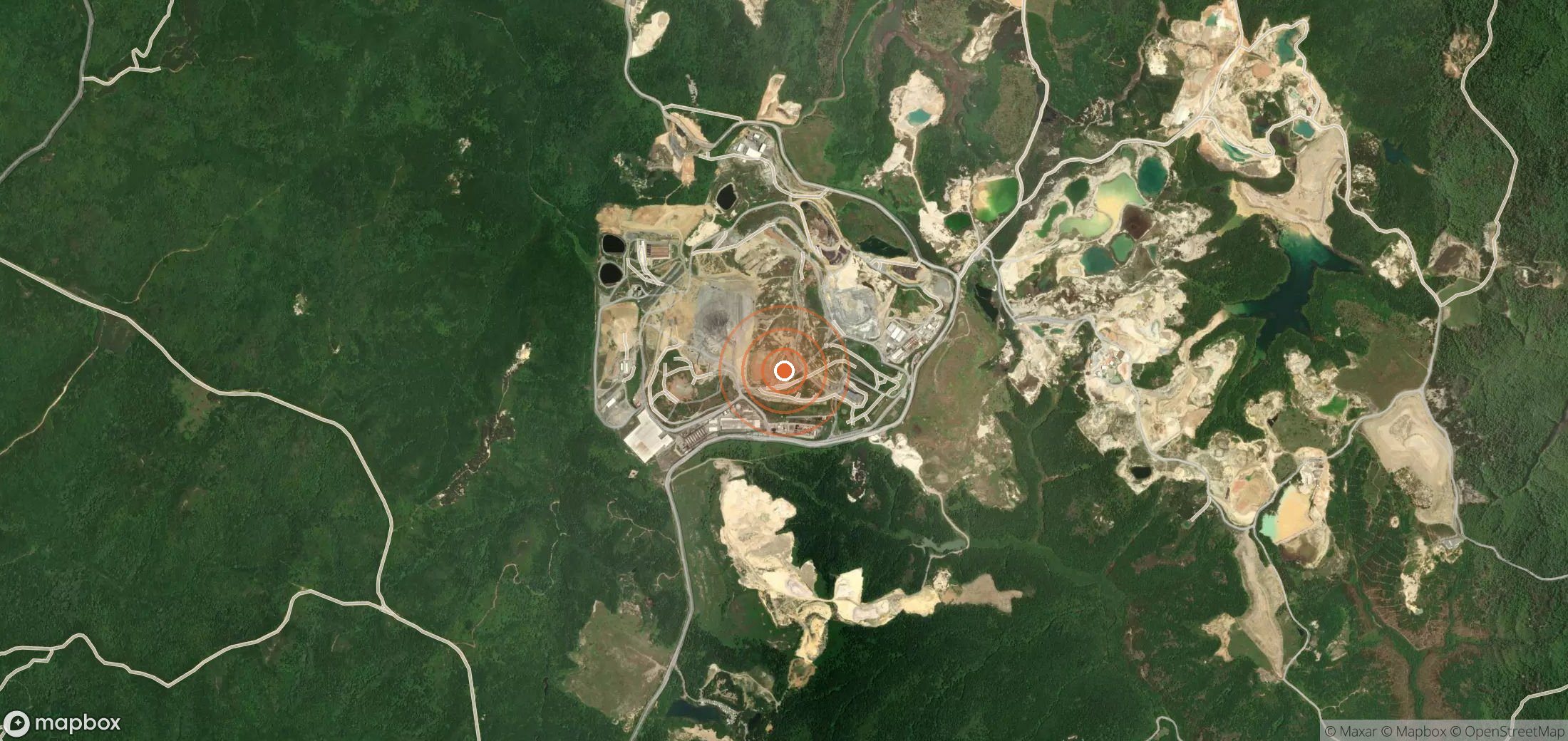 Mapa satelital de plumas de metano en TUR_S_002