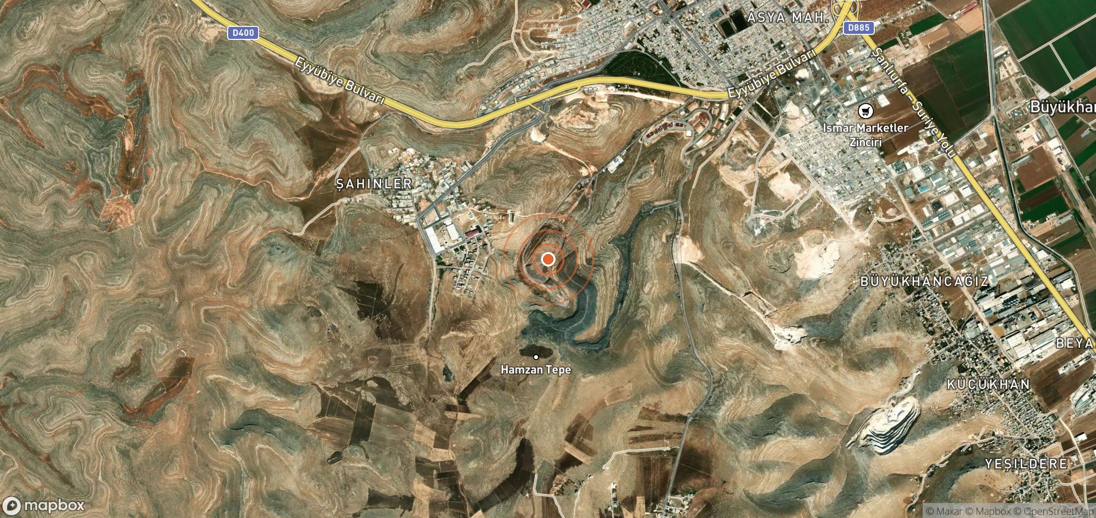Mapa satelital de plumas de metano en TUR_S_021