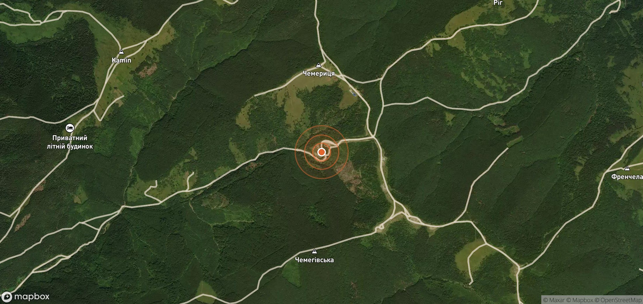 Mapa satelital de plumas de metano en UKR_S_001