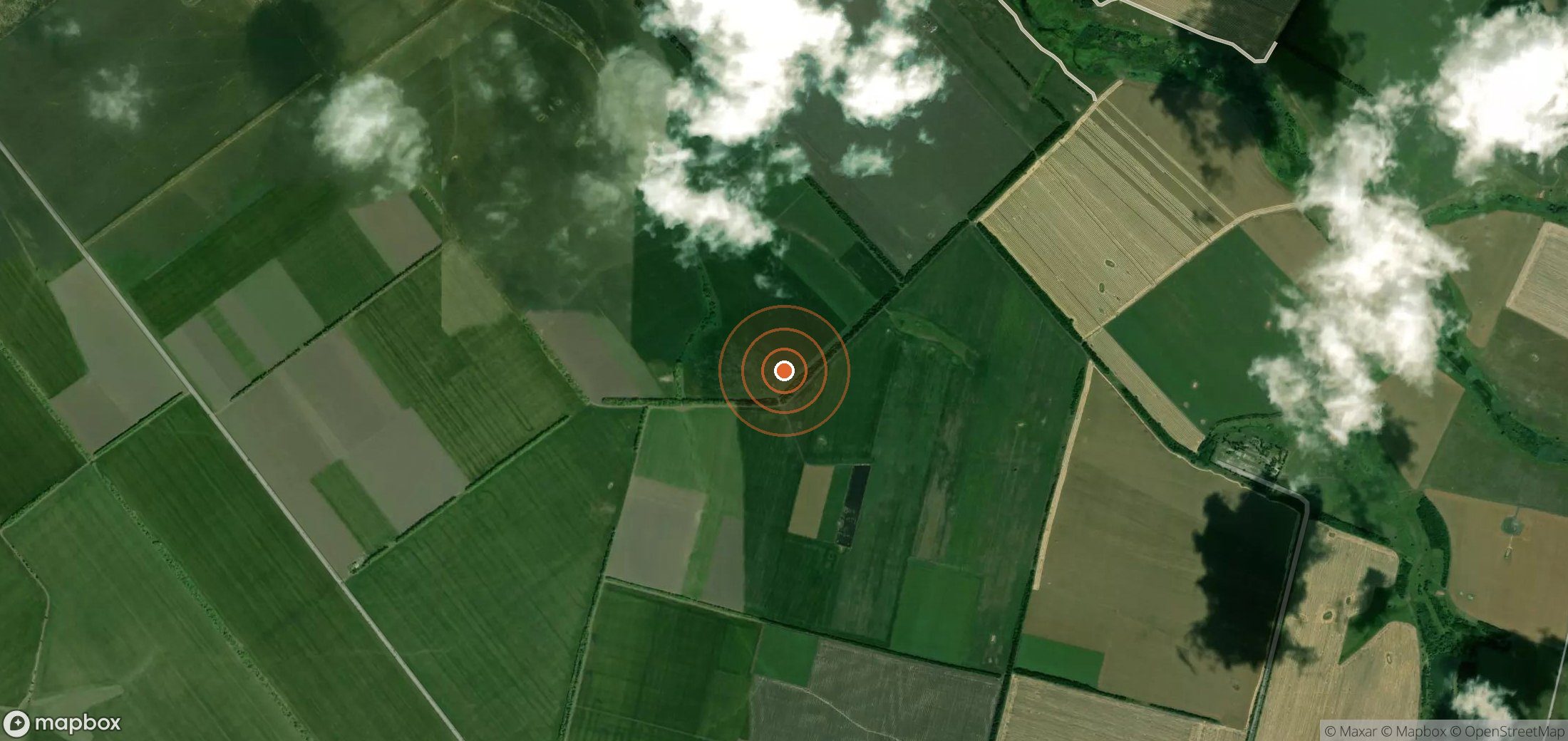 Mapa satelital de plumas de metano en UKR_S_027