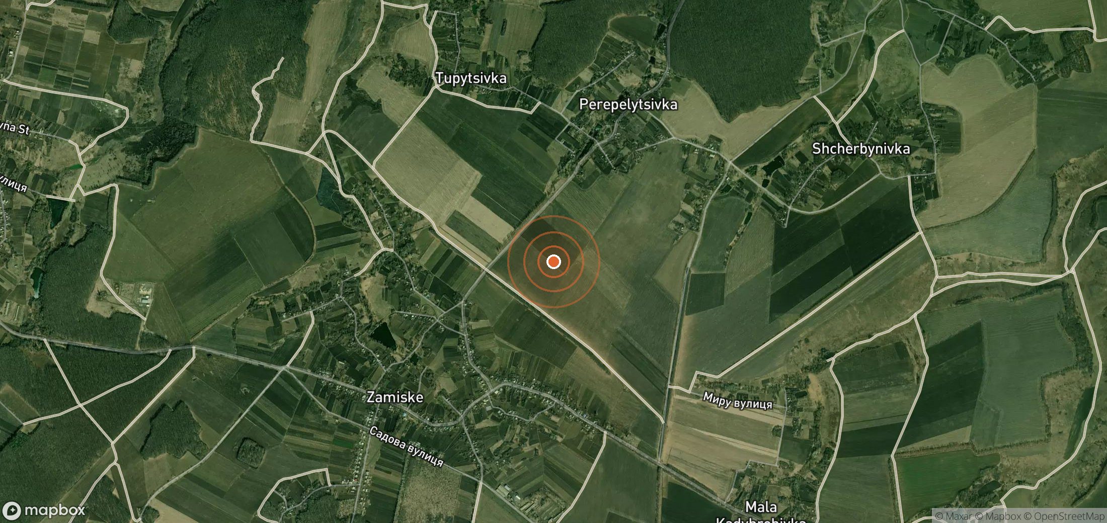 Mapa satelital de plumas de metano en UKR_S_048