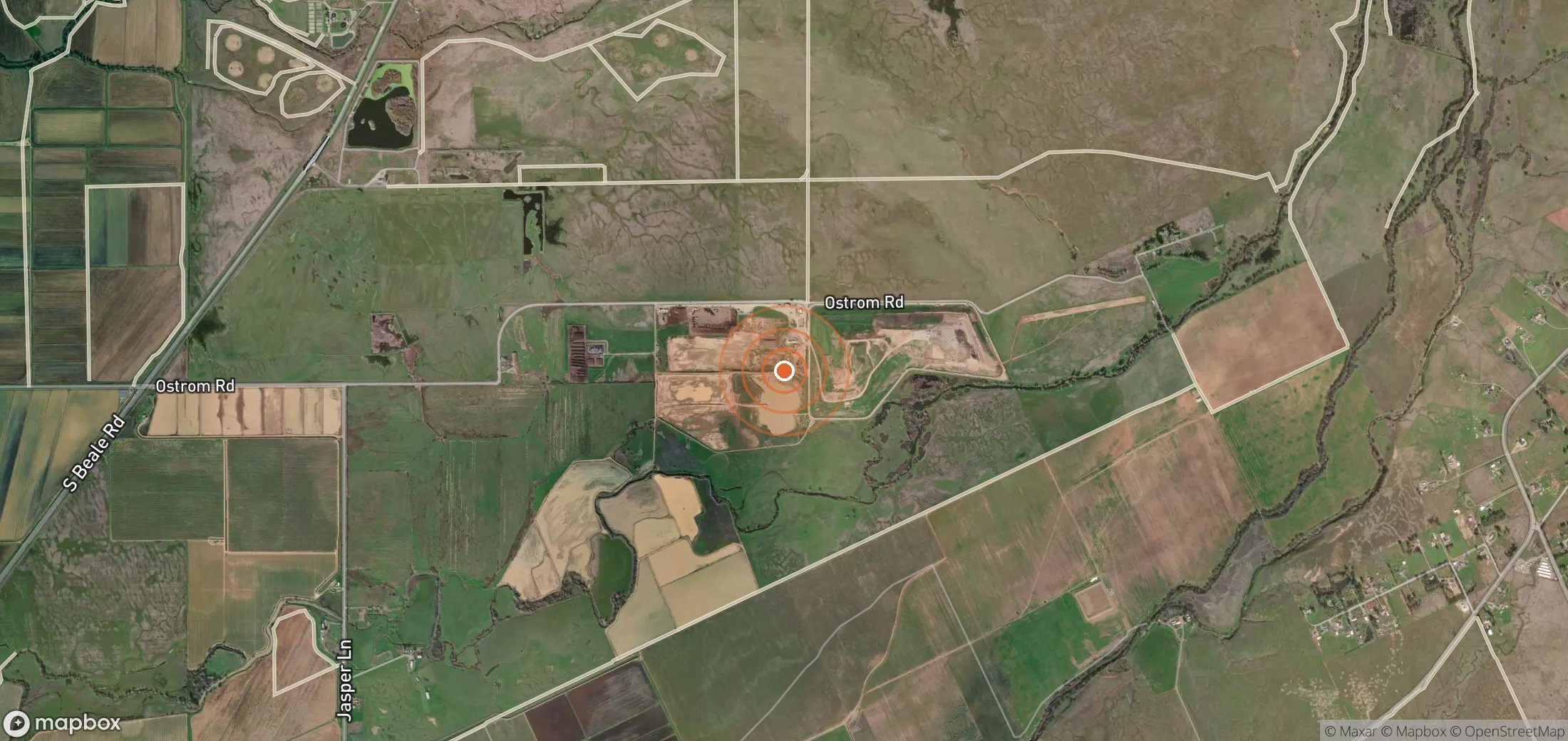 Satellite map of methane plume locations in USA_S_1151