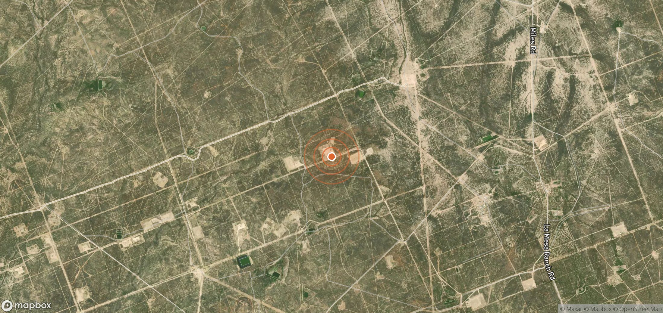 Satellite map of methane plume locations in USA_S_1232