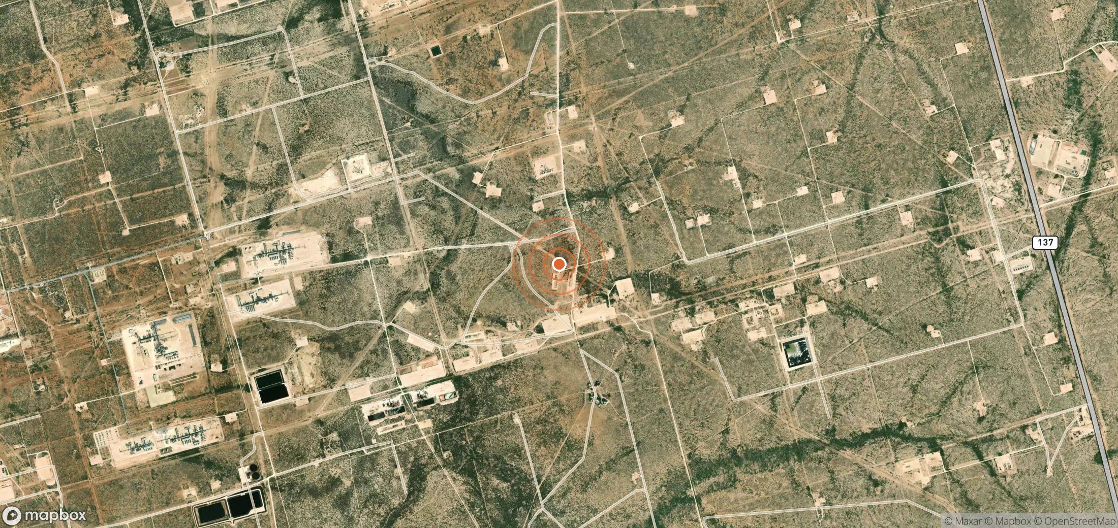 Mapa satelital de plumas de metano en USA_S_187