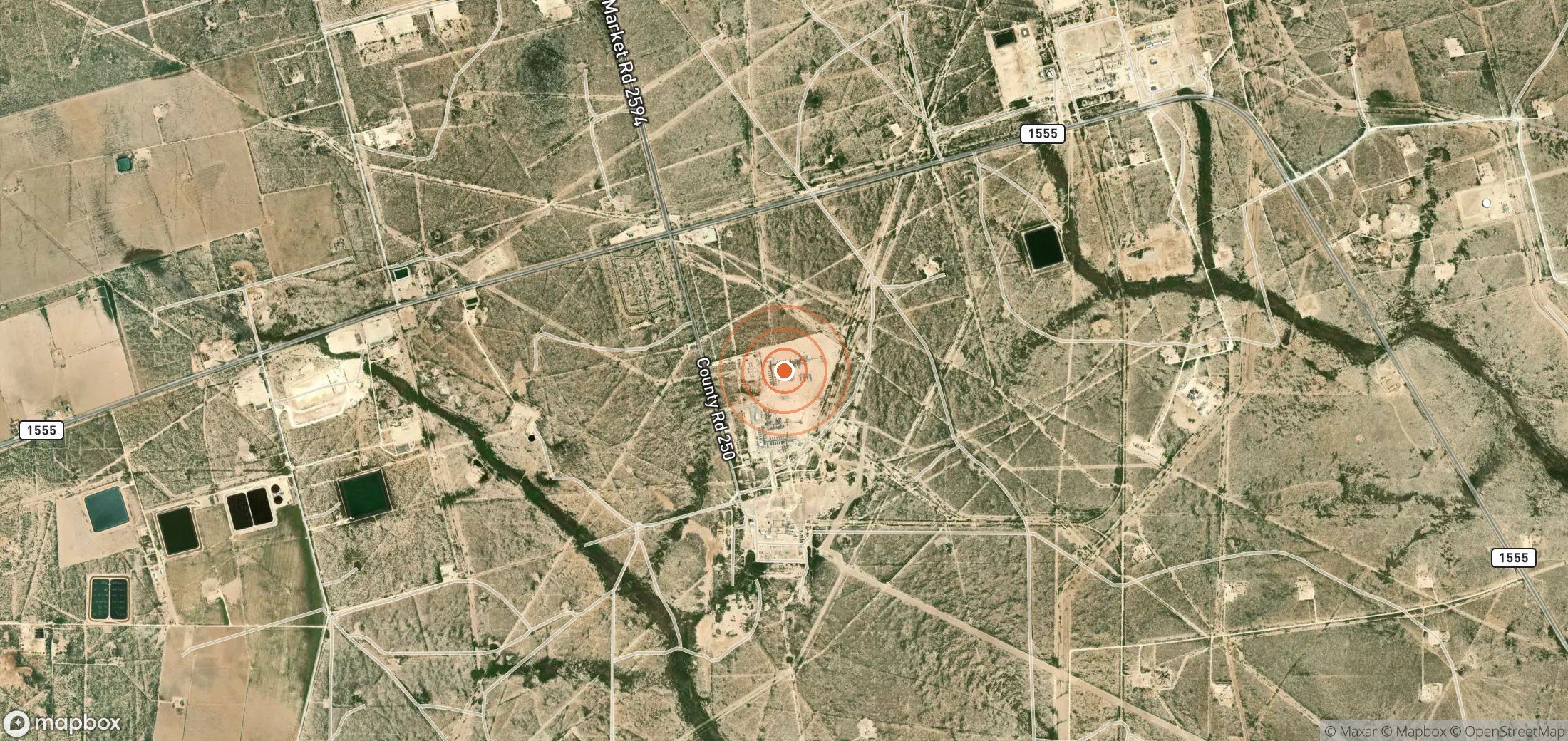 Mapa satelital de plumas de metano en USA_S_192