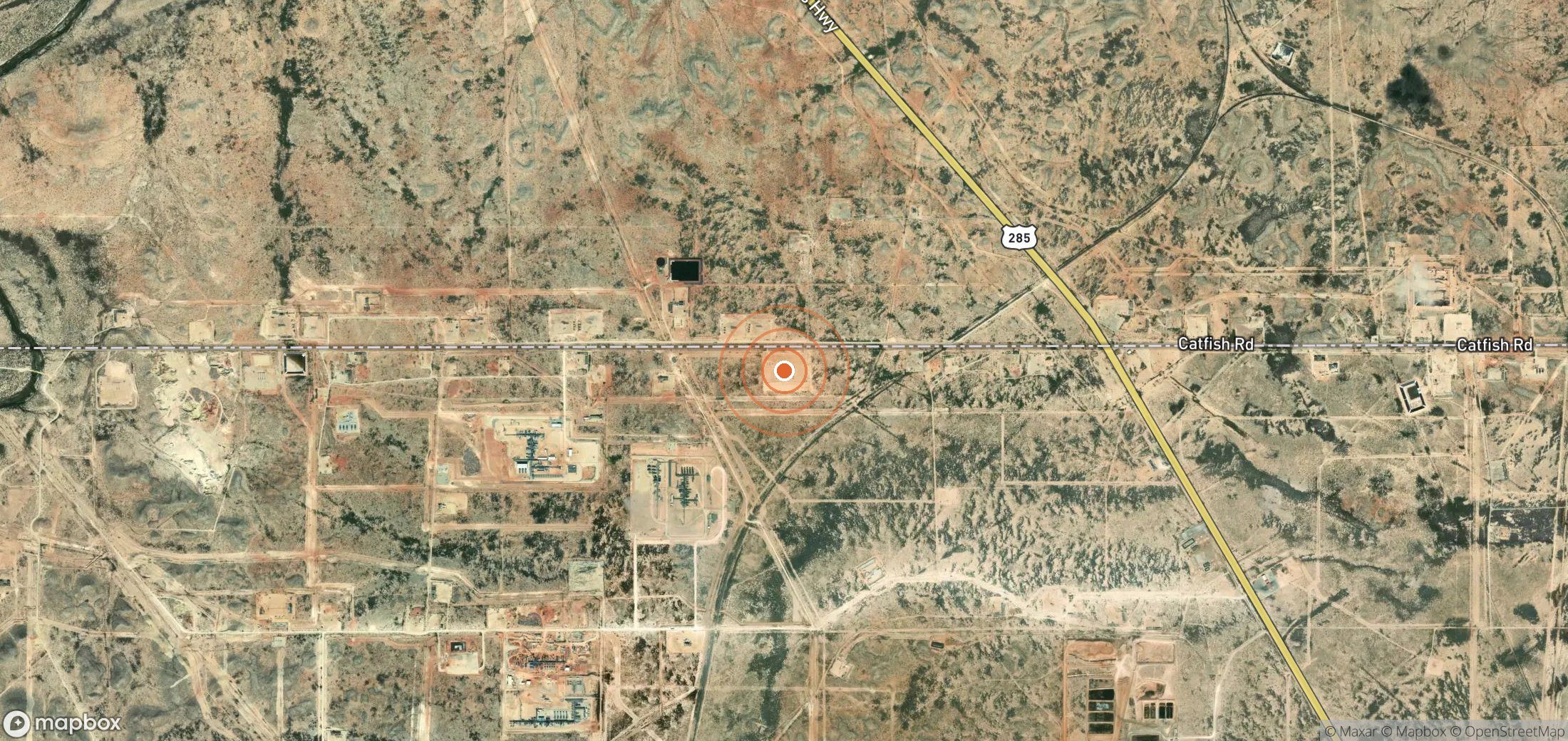 Mapa satelital de plumas de metano en USA_S_203