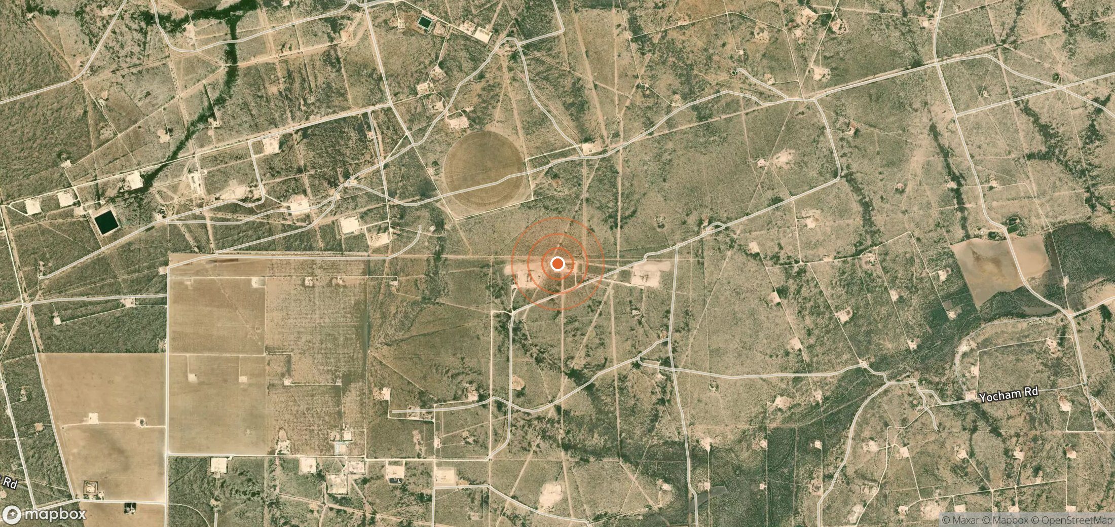 Satellite map of methane plume locations in USA_S_217