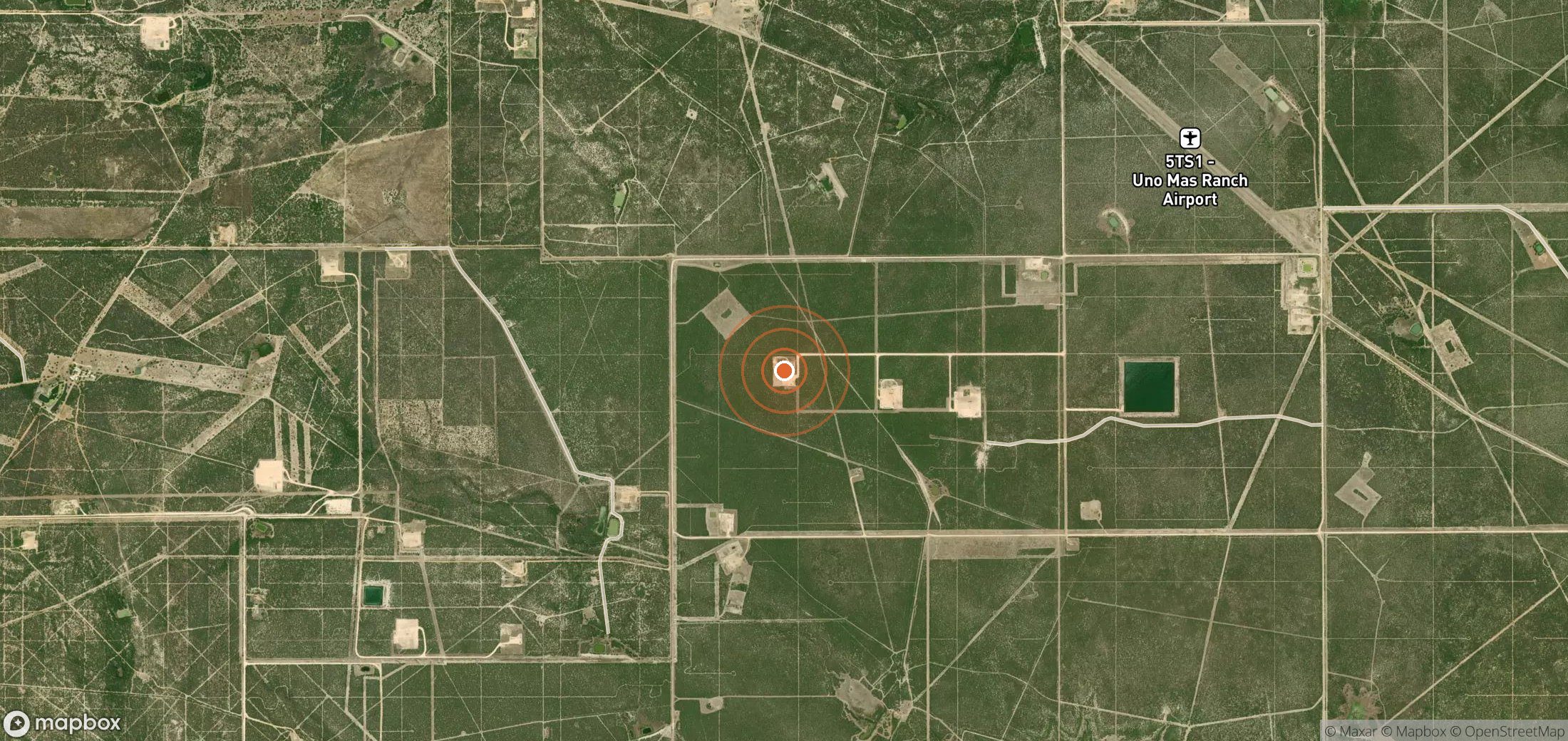 Satellite map of methane plume locations in USA_S_363