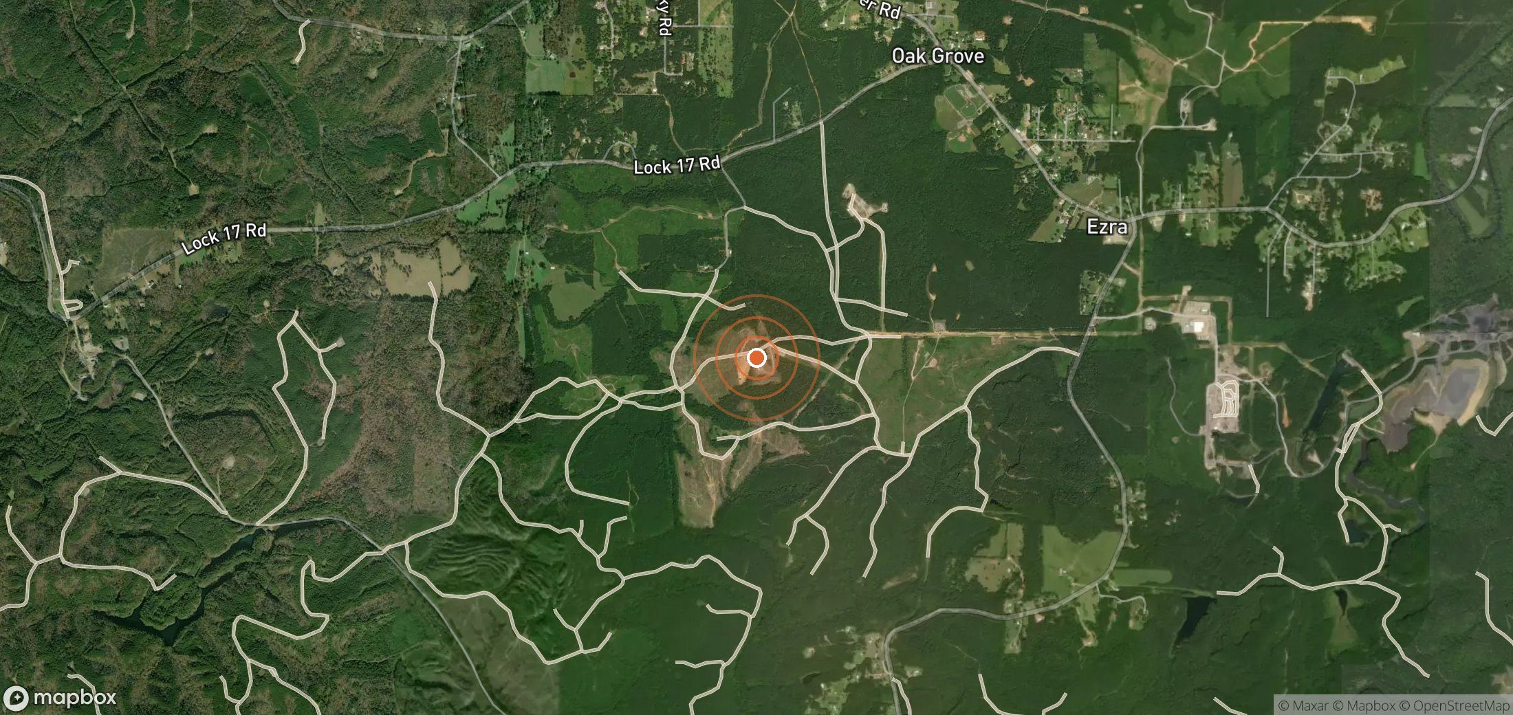 Satellite map of methane plume locations in USA_S_450