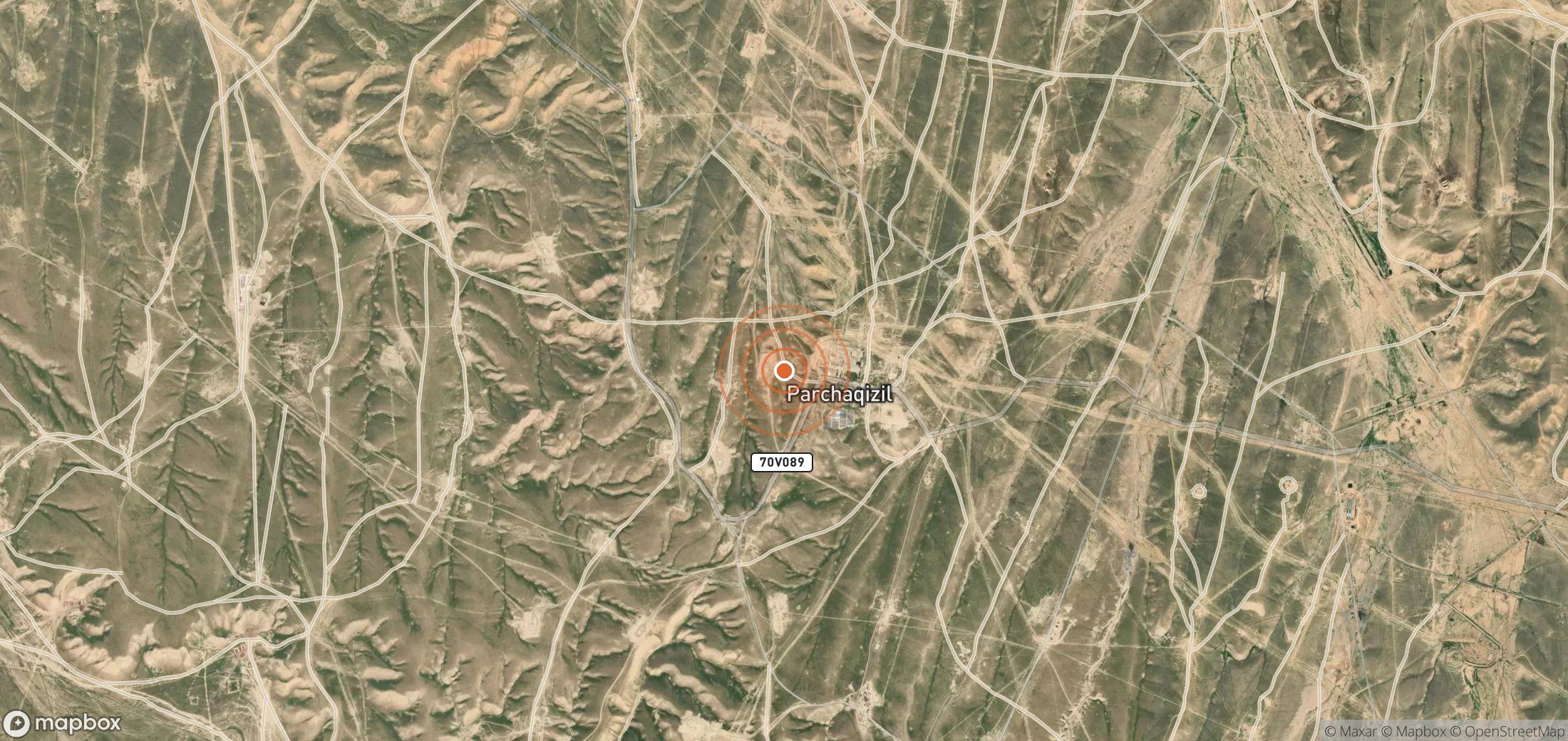 Mapa satelital de plumas de metano en UZB_S_049