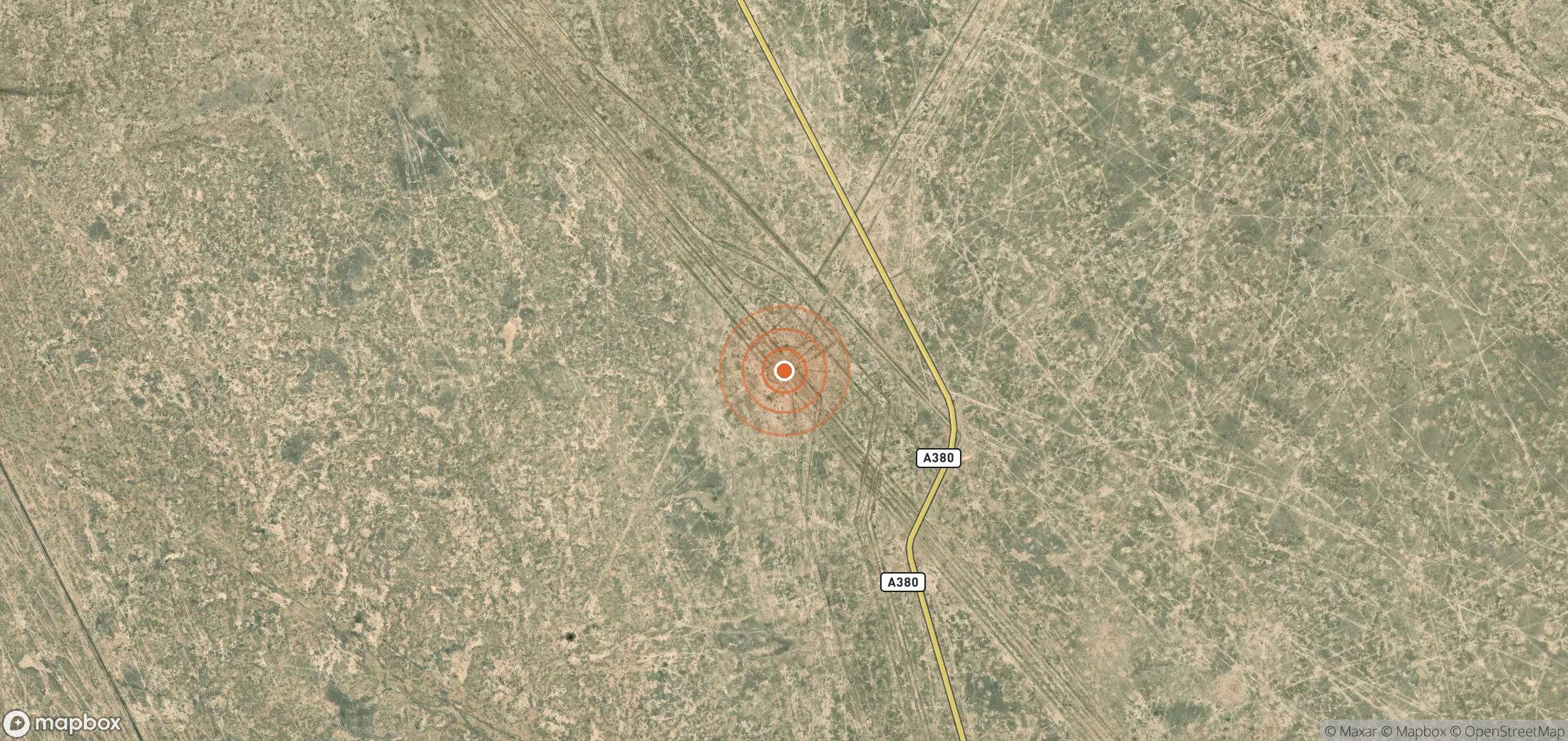 Mapa satelital de plumas de metano en UZB_S_059