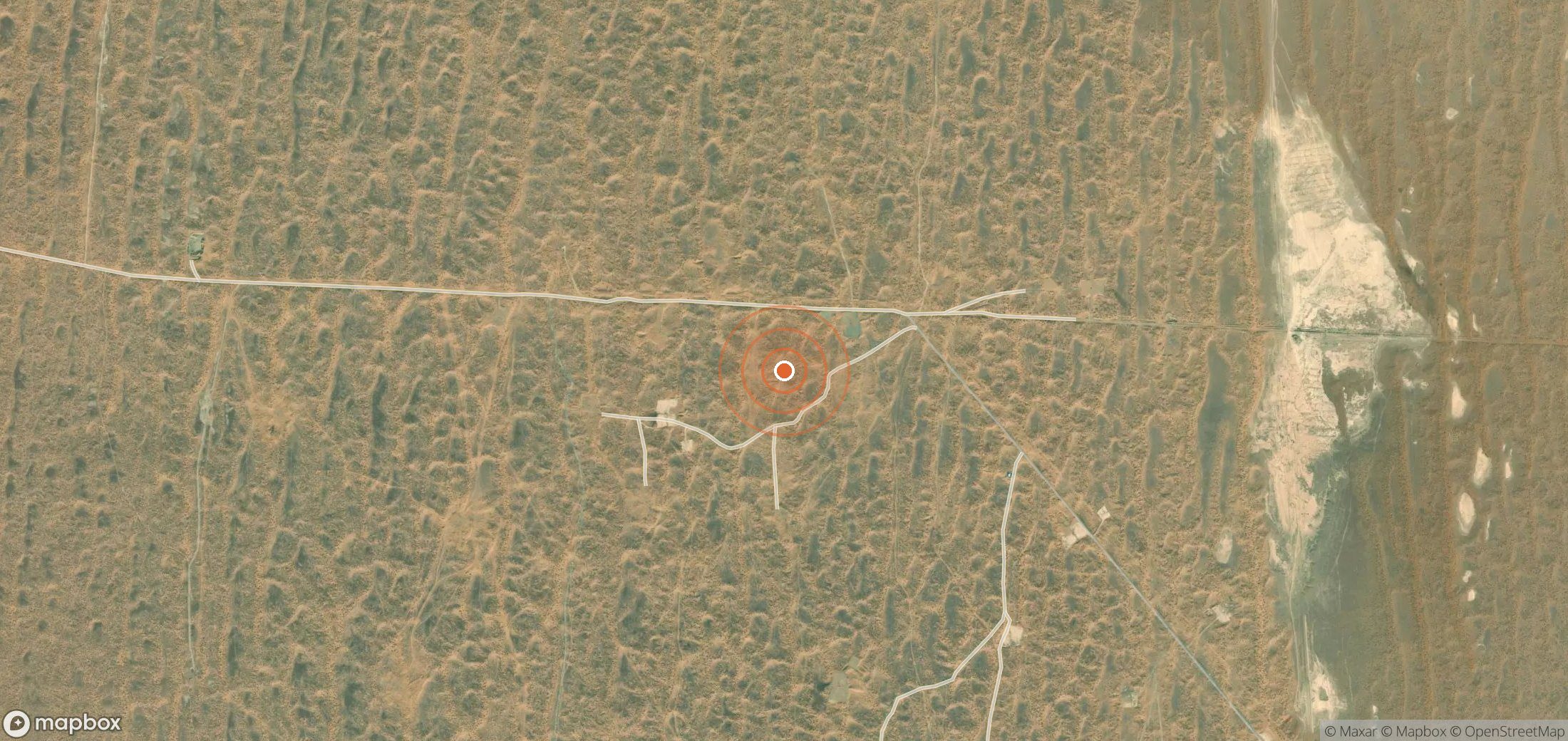 Mapa satelital de plumas de metano en UZB_S_069