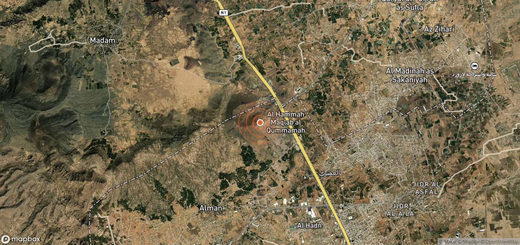 Mapa satelital de plumas de metano en YEM_S_008